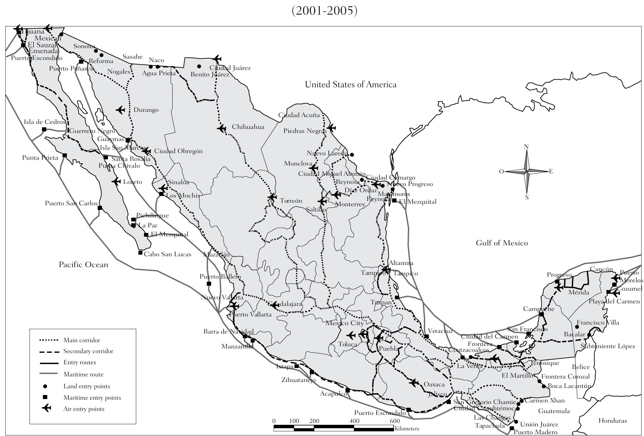Migration Routes Mexico (PDF) Migrant Routes Through Mexico and the Caravans of Mothers