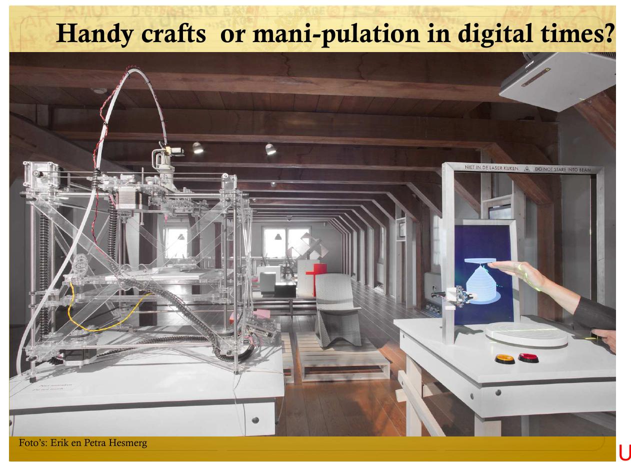 ndustrial design is part of the explanation. But on a deeper level it is probably the ambiguous autonomy status that designers had in the past century: they were not really out bound by commissions for specific business goals, being dependent upon and instrumental to their paying client’s unskilled taste. Since the 90ies however, designers h become crucial players in economy, visual culture and communication. Thanks to digitalisation, the network structure of society has made even artists aware of them  becoming nodes in layers of networks. Every one has become an in between, at best: a medium being a message in itself. Even the Dutch Christian-Democratic party aims at the radical middle. They do not yet realize that a technological radical mediocrity is our hume condition. 