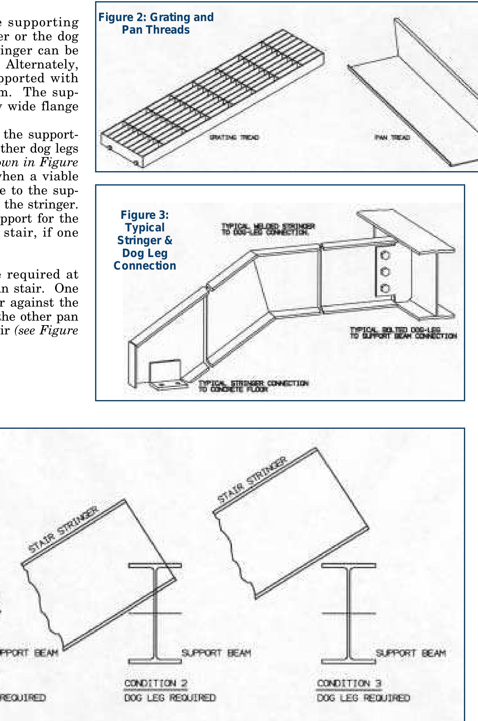 Stringer Connection Figure 3 - from Modern Steel Construction / DETAILING