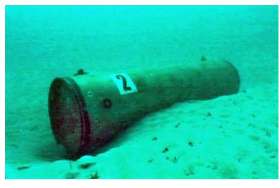 A naval mine [Lippsett, 2004 