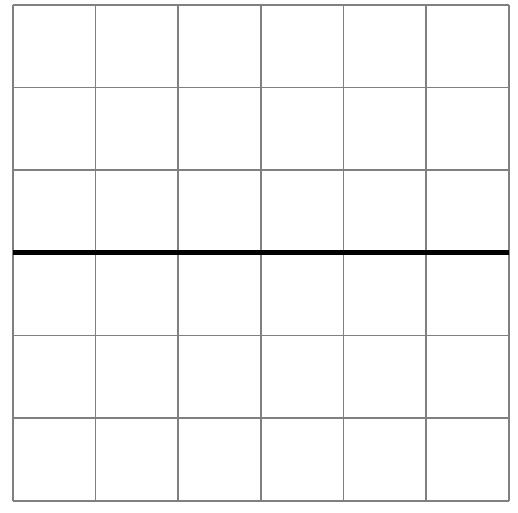 Consider a single row. 