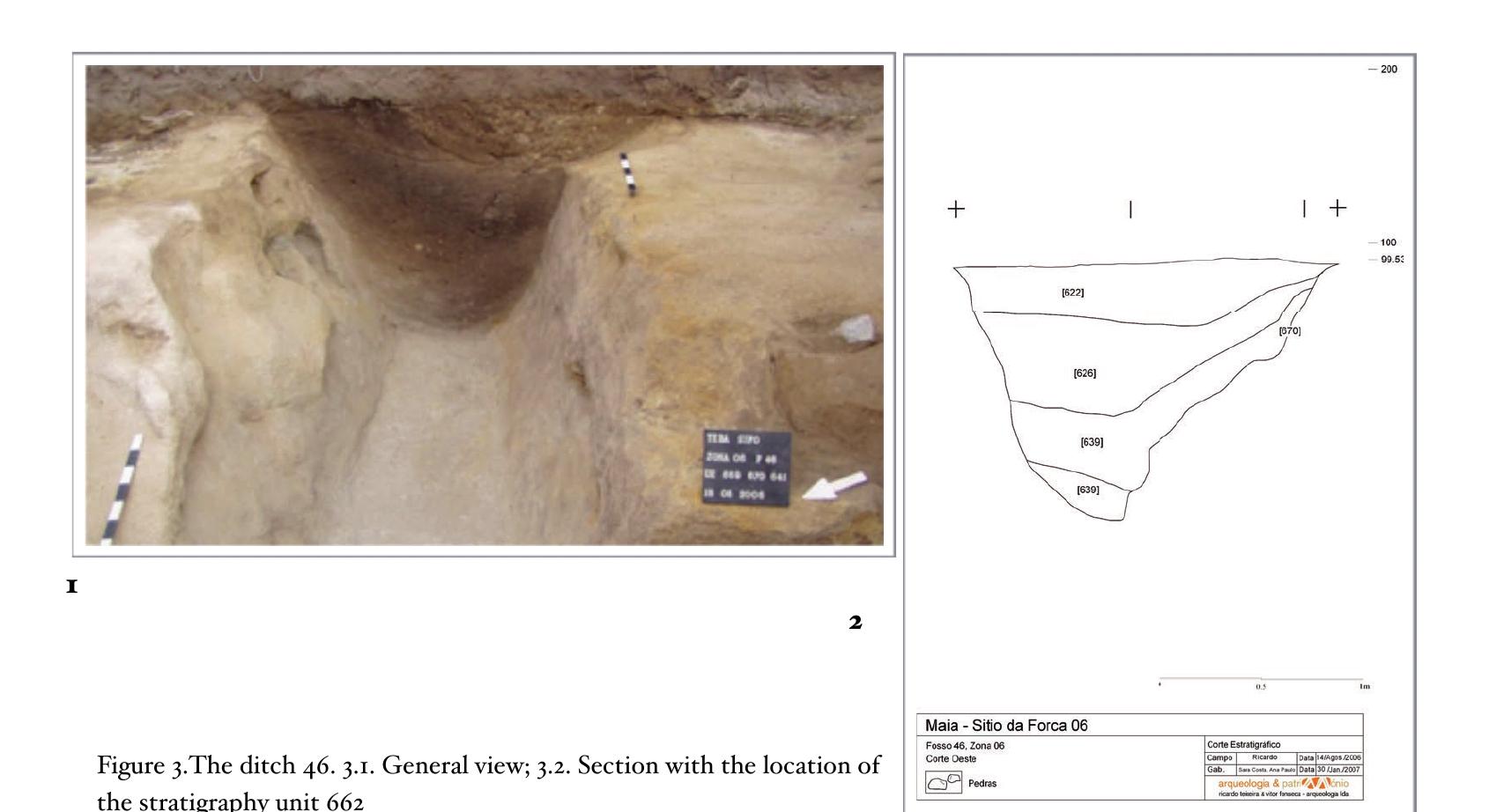 carried through the corded decoration, defining bands The sherd is decorated with several horizontal lines carried through the corded decoration, defining band: