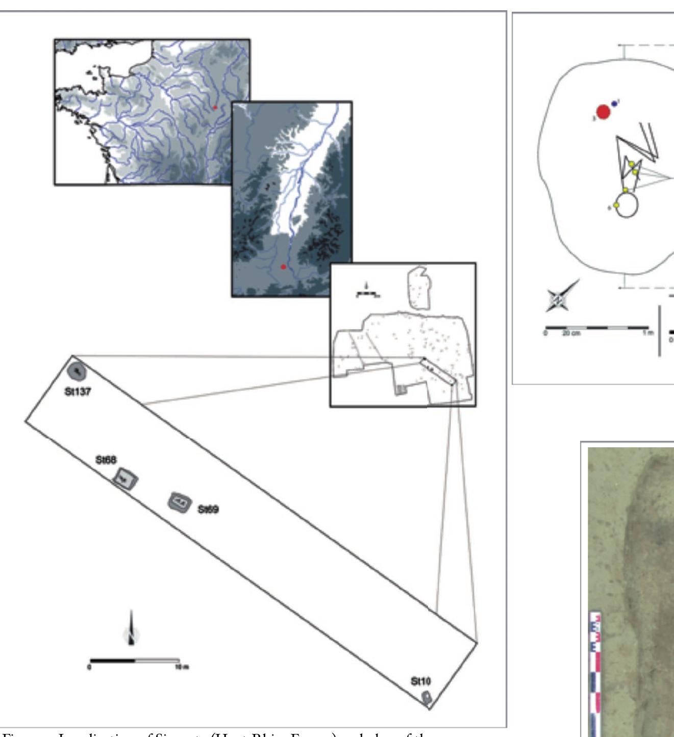 - Grave 137 (Fig. 2): an oval-shaped pit, with an irregular flat bottom. It was discovered during the diagnostic operation. It contained the skeleton of an adult who laid in the centre of the pit, in flexed position on the right-side, head to the South-East.