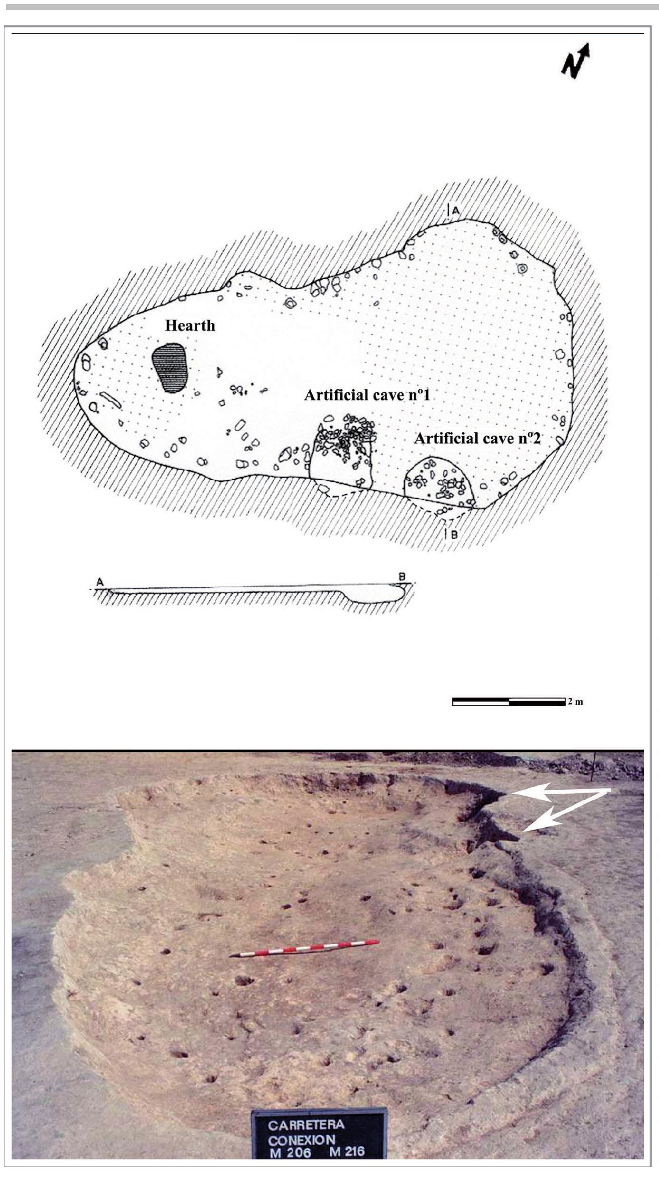 Ventorro (Priego and Quero, 1992: 102-103), which also contained a great amount of decorated pottery, bone tools and a large number of faunal remains related to