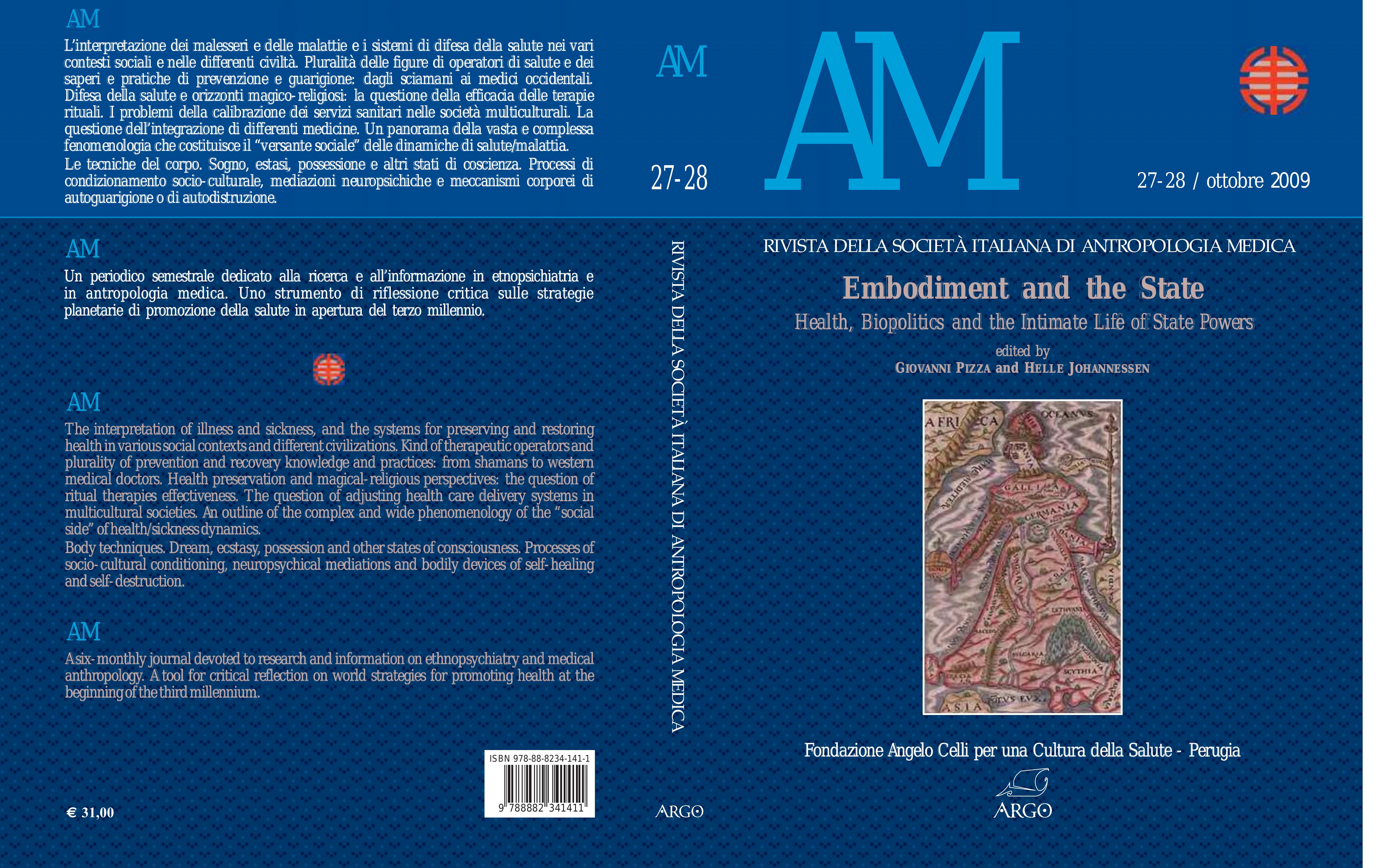 PDF) [with Helle Johannessen] Embodiment and the State. Health, Biopolitics  and the Intimate Life of State Powers