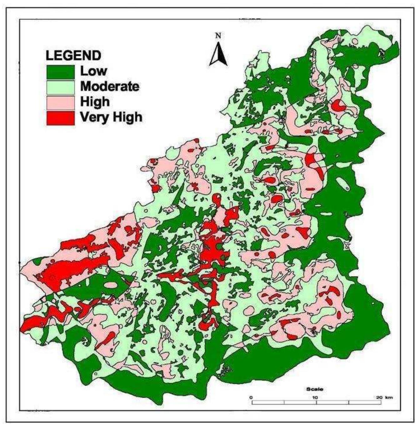Figure 6 - Remote Sensing and GIS for Soil Erosion Prone