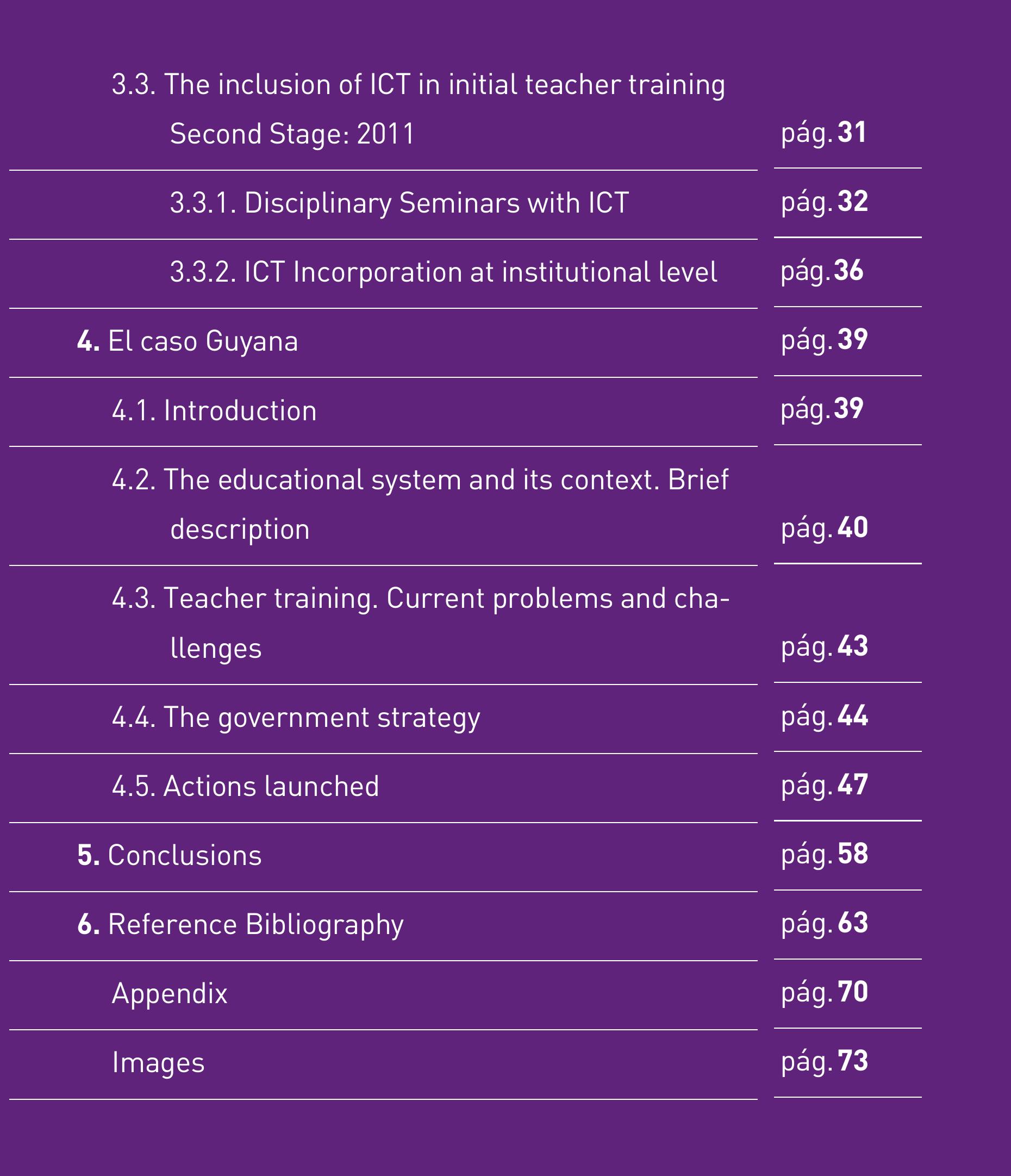 Table 1 - from The inclusion of ICT in initial Teacher