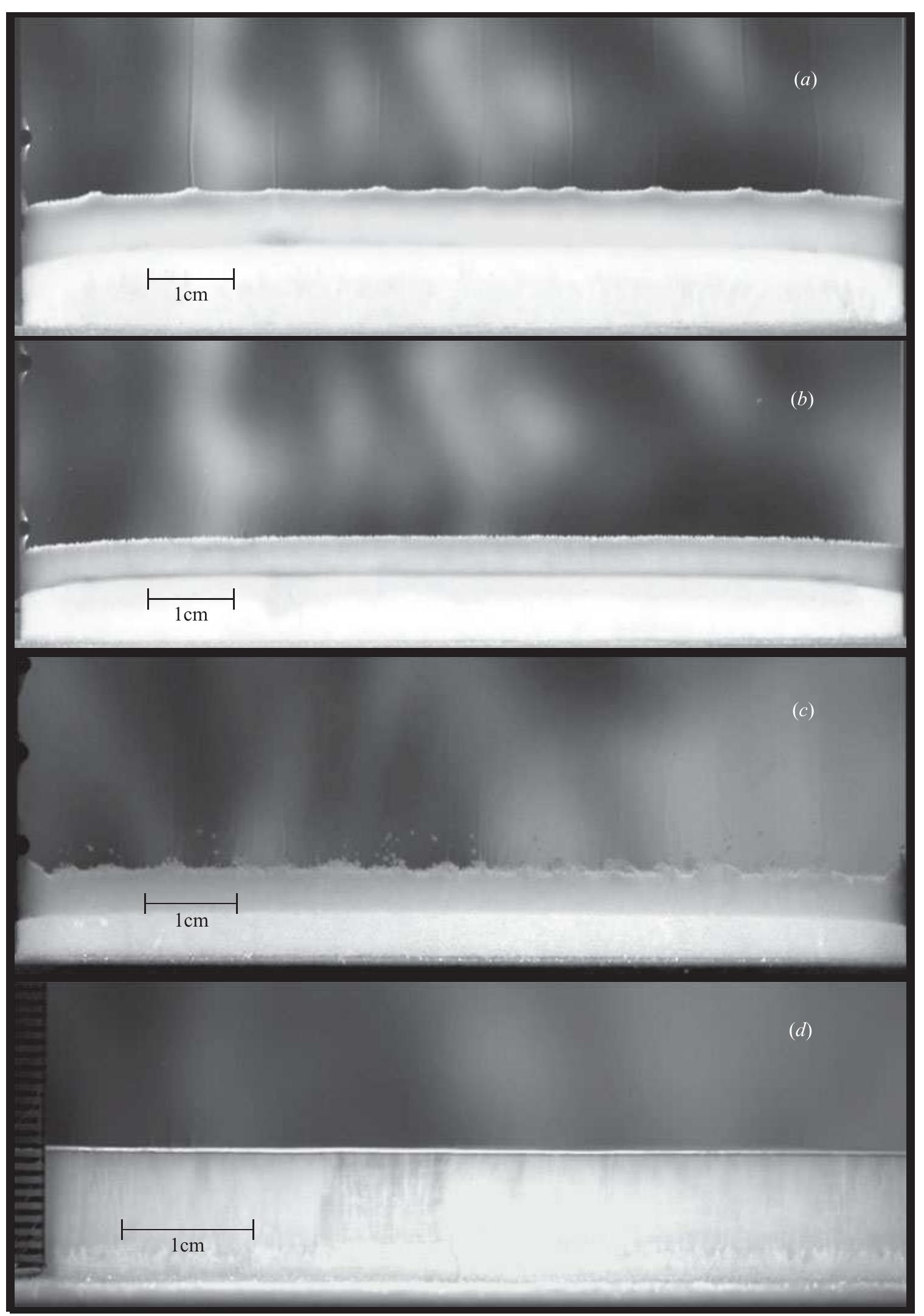 Schematic diagram of the solidification process showing a