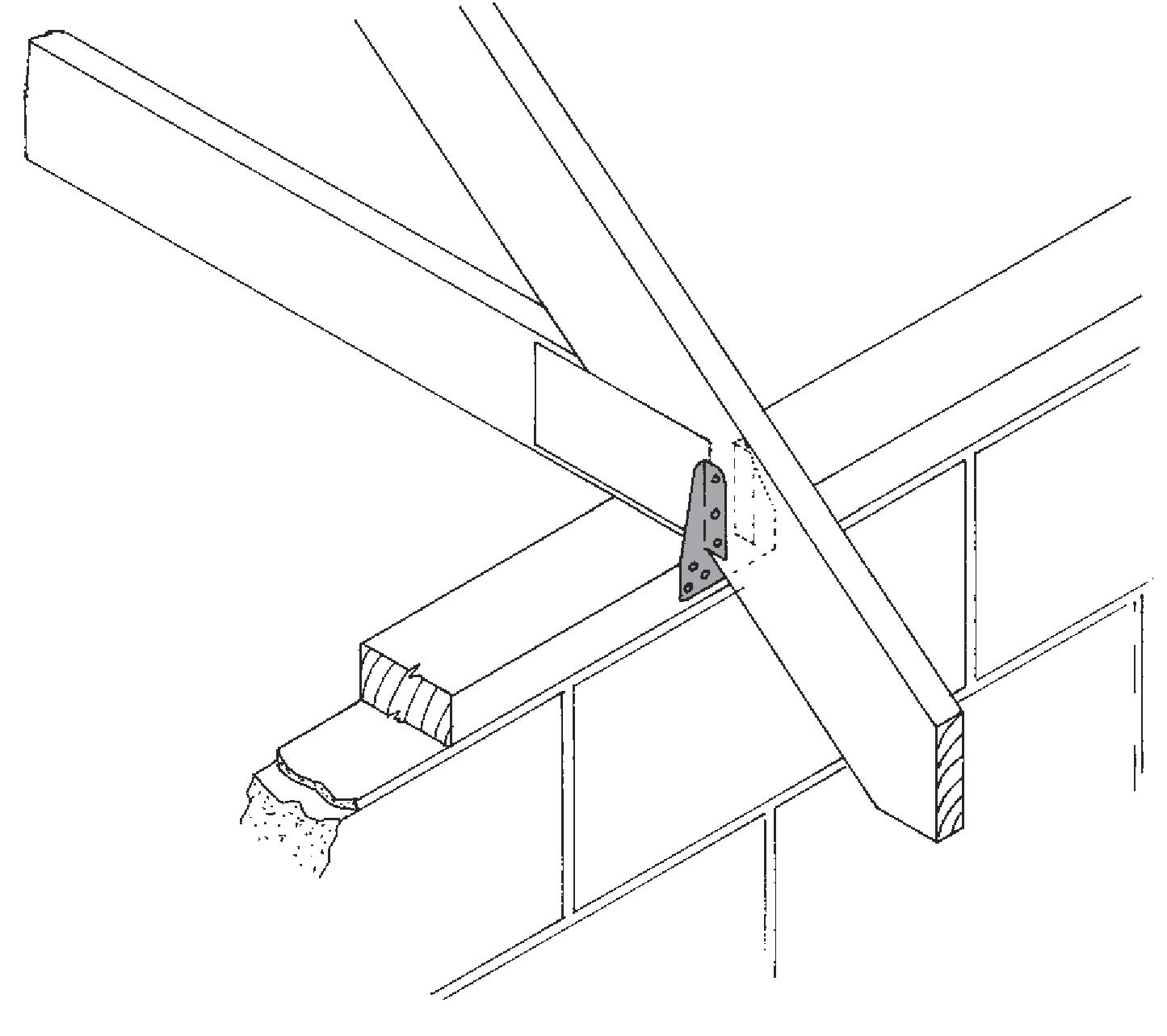 Wall Raffter Figure 130 - from ROOF CONSTRUCTION AND LOFT CONVERSION