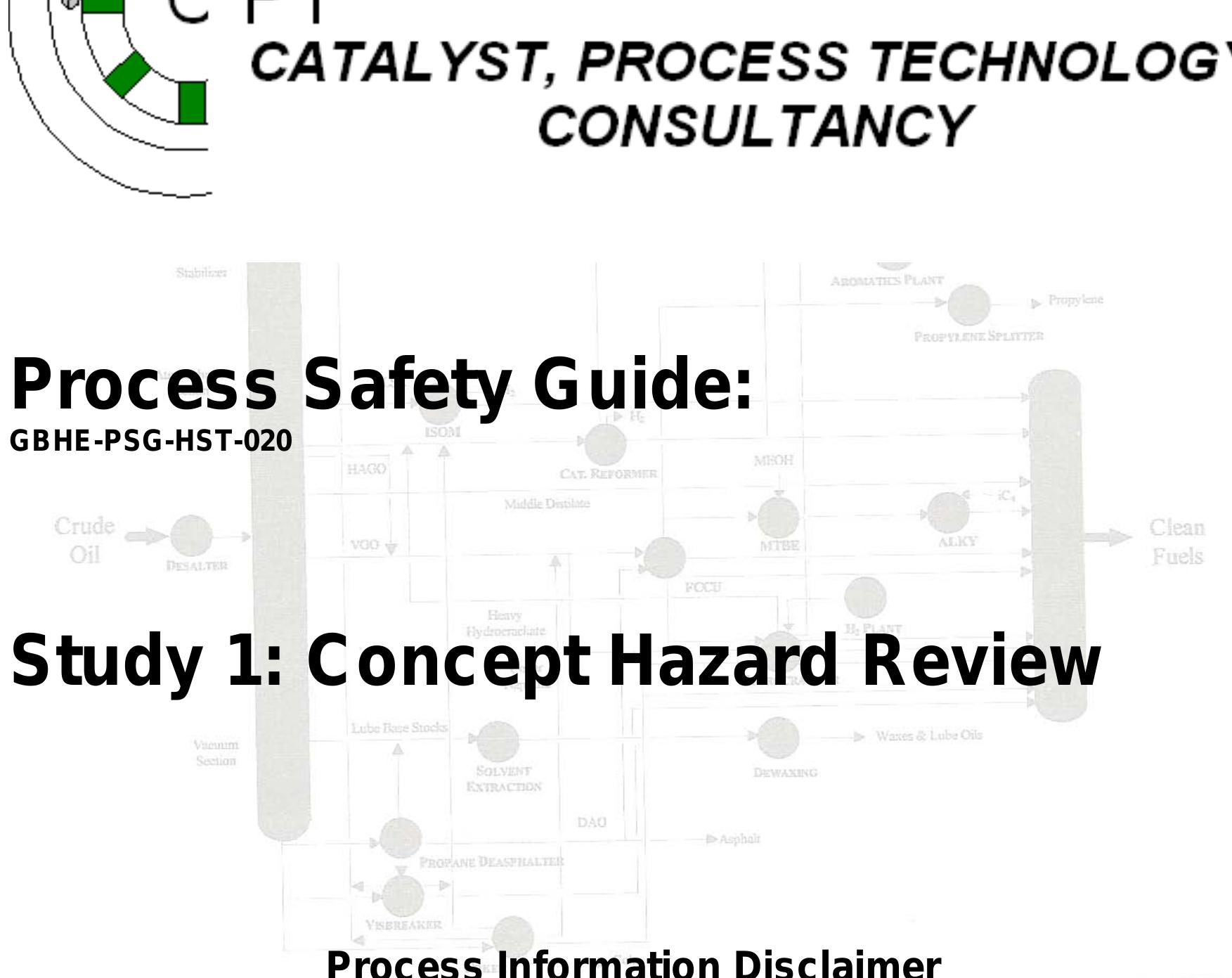 Process Hazard Review.pdf (PDF) Study 1: Concept Hazard Review