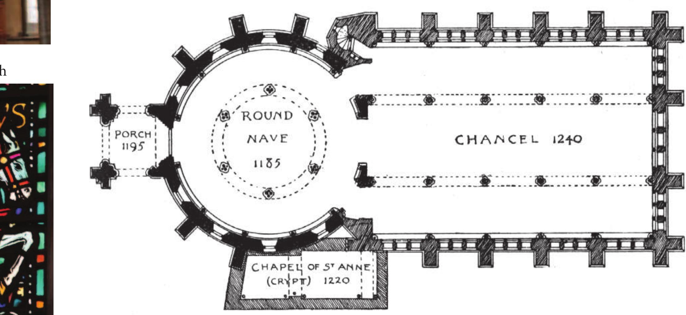 Middle Inner Temple Figure 22 - from Map of Middle and Inner Temple 1871 shows