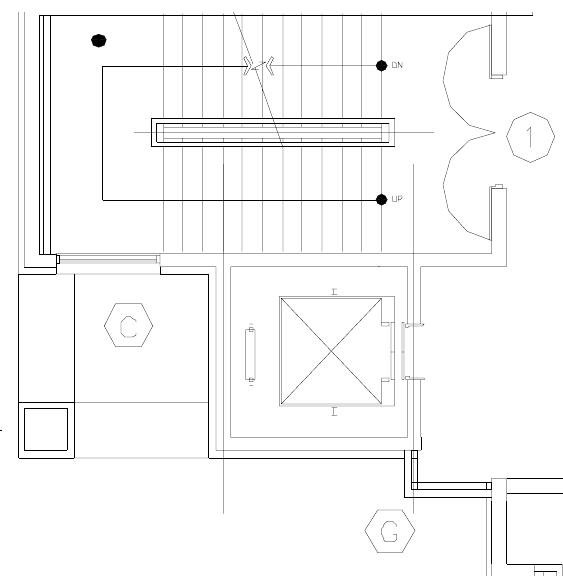 Window marks on floor plan (type of glass) and remarks