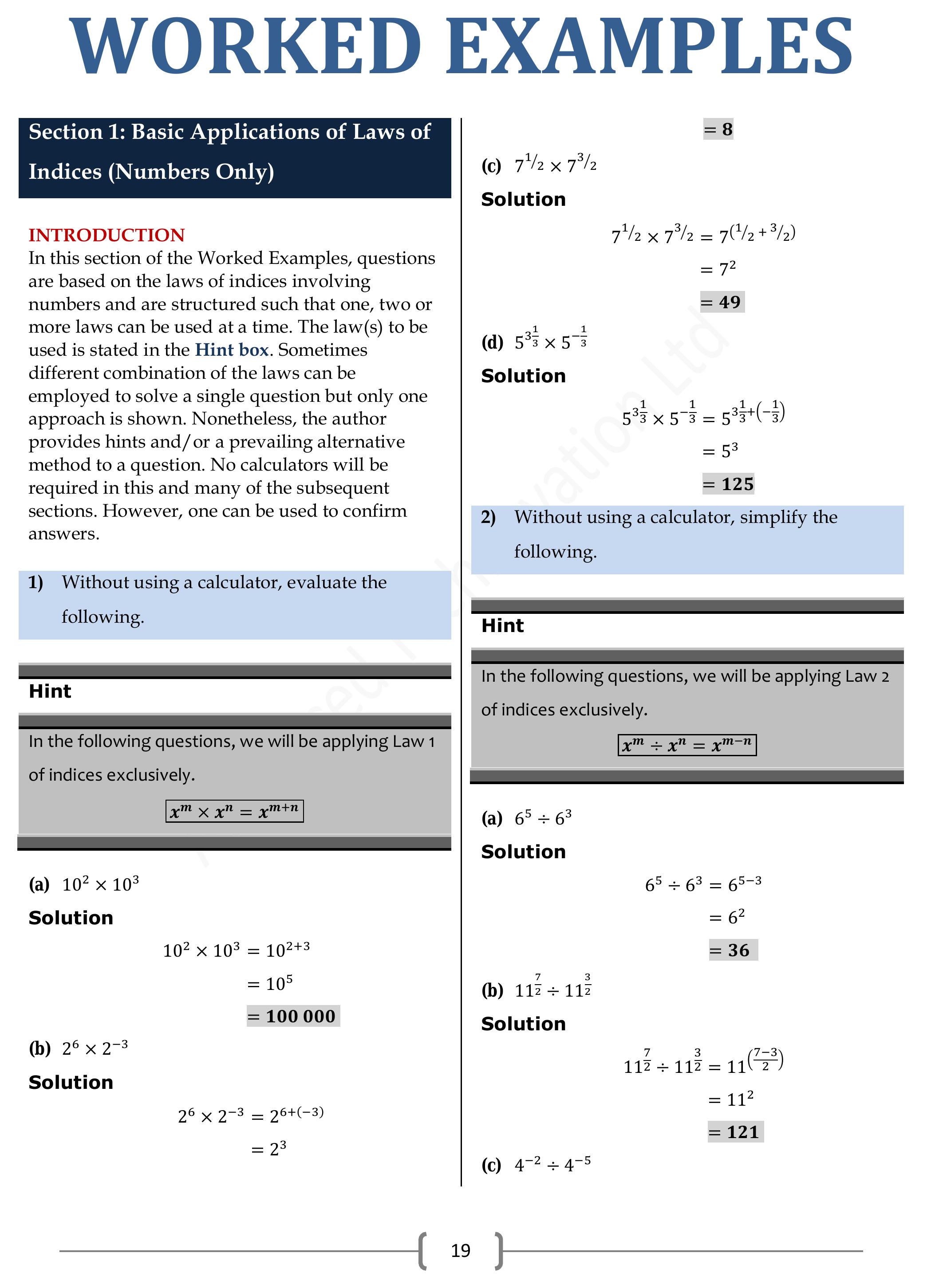 Logarithms Worked Examples Figure 4 - from Indices & Logarithms Explained with Worked