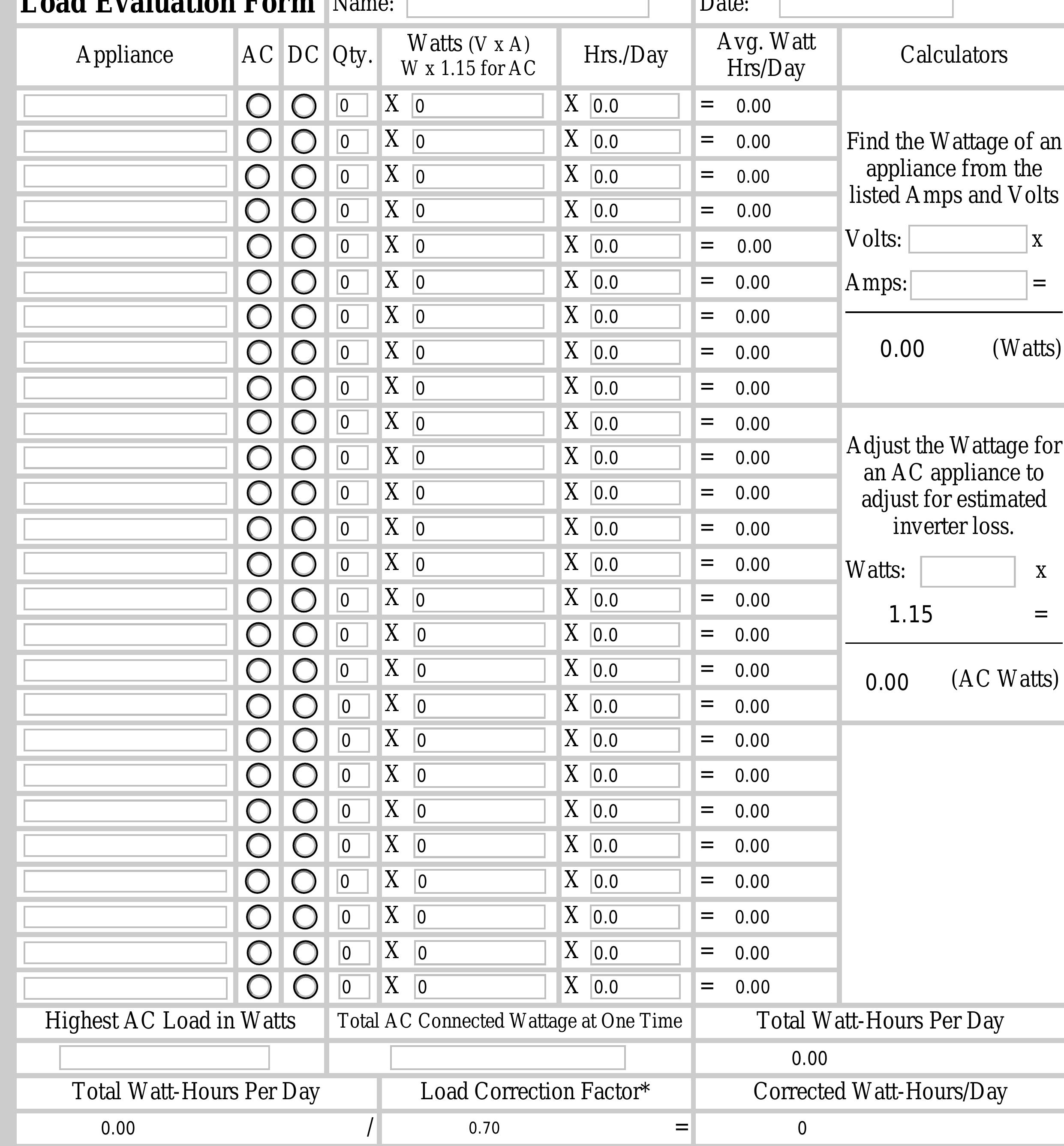 (PDF) Electrical Load Calculation