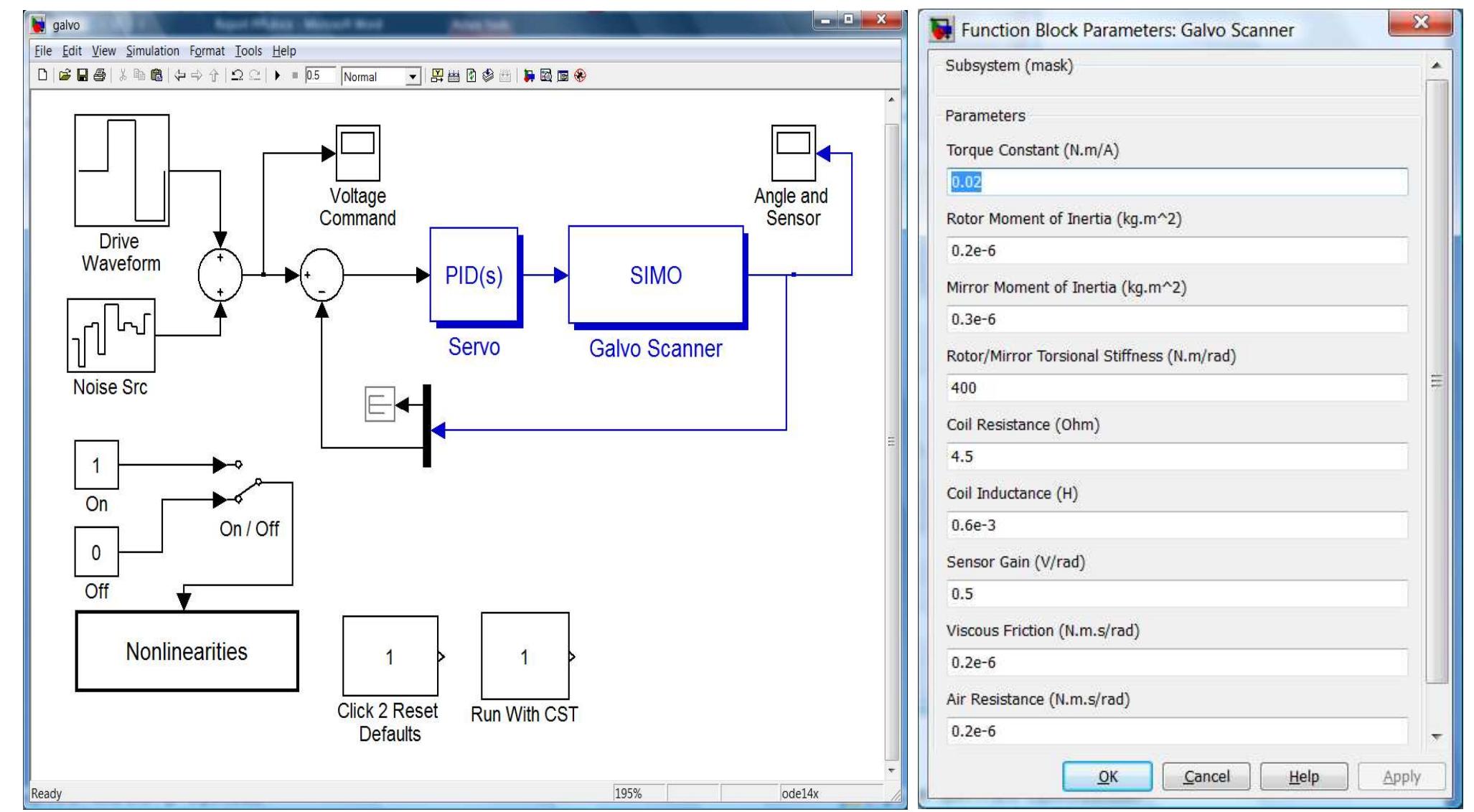 Figure 2 - from Optimizing the Feedback Control of Galvo
