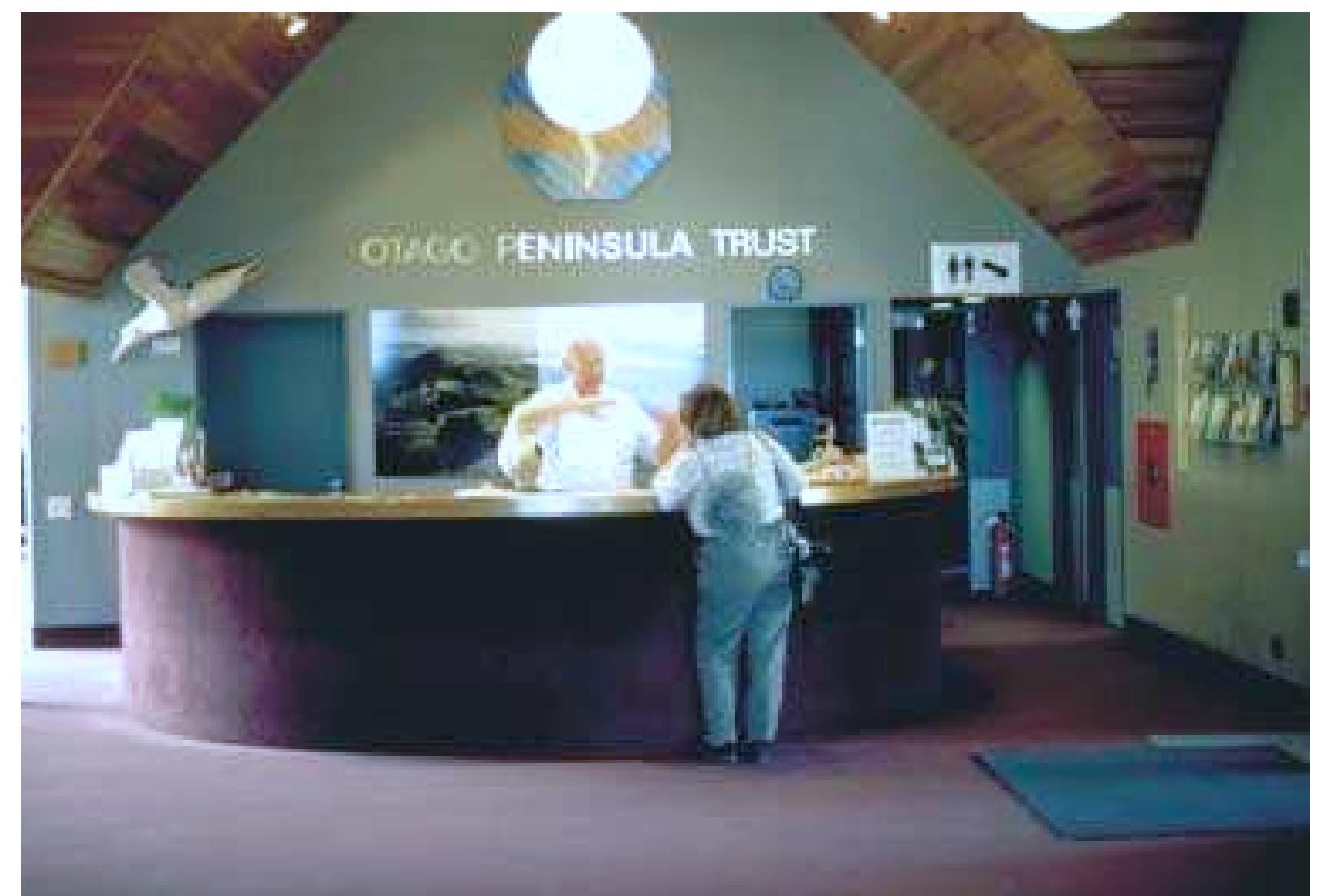 A visitor centre is a very effective component of the visitor interpretation programme in many parks. ©Paul F. J. Eagles  7.1.11 Site hardening 