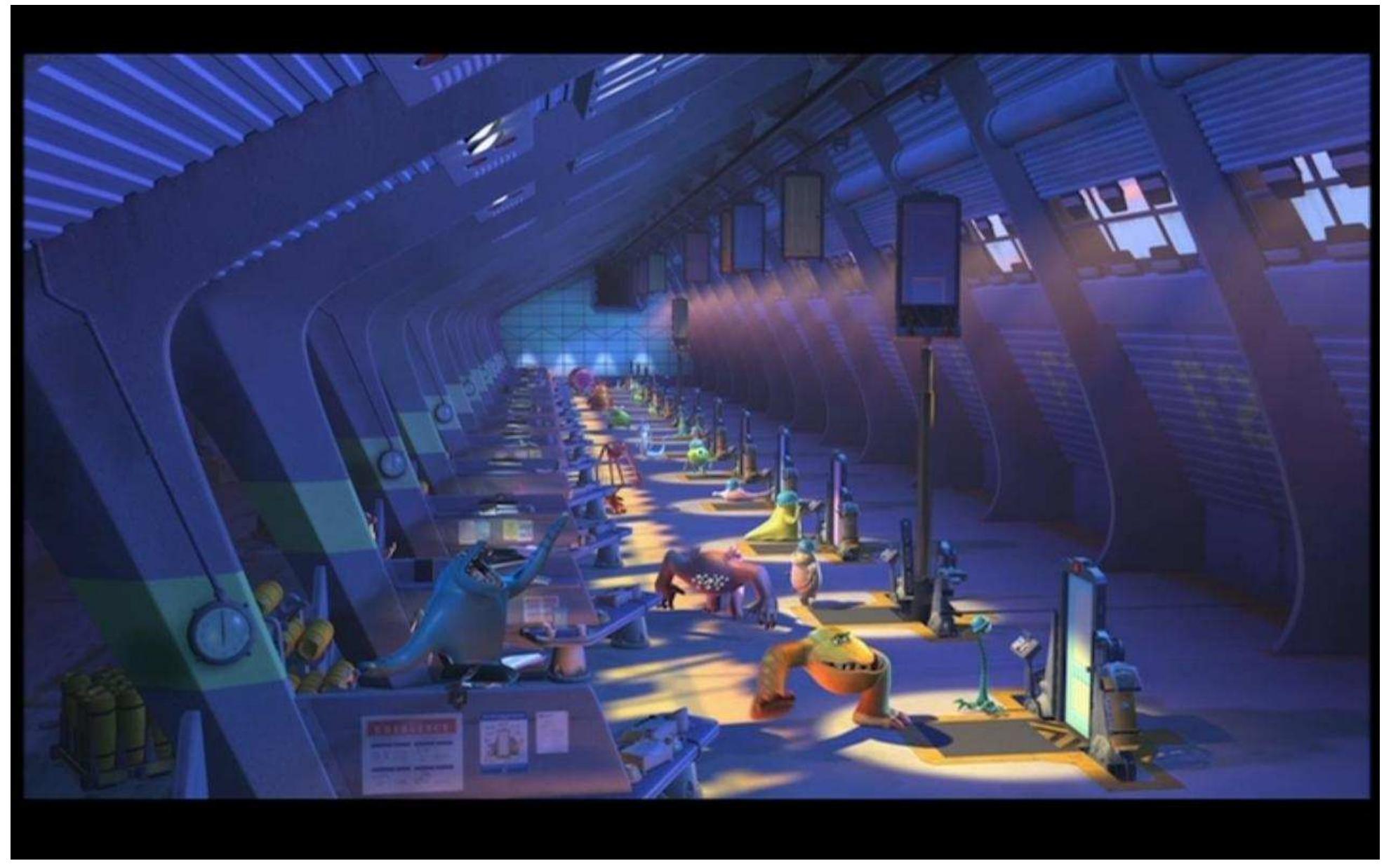For those unfamiliar with Monsters, Inc., the film depicts a world of monsters parallel to 