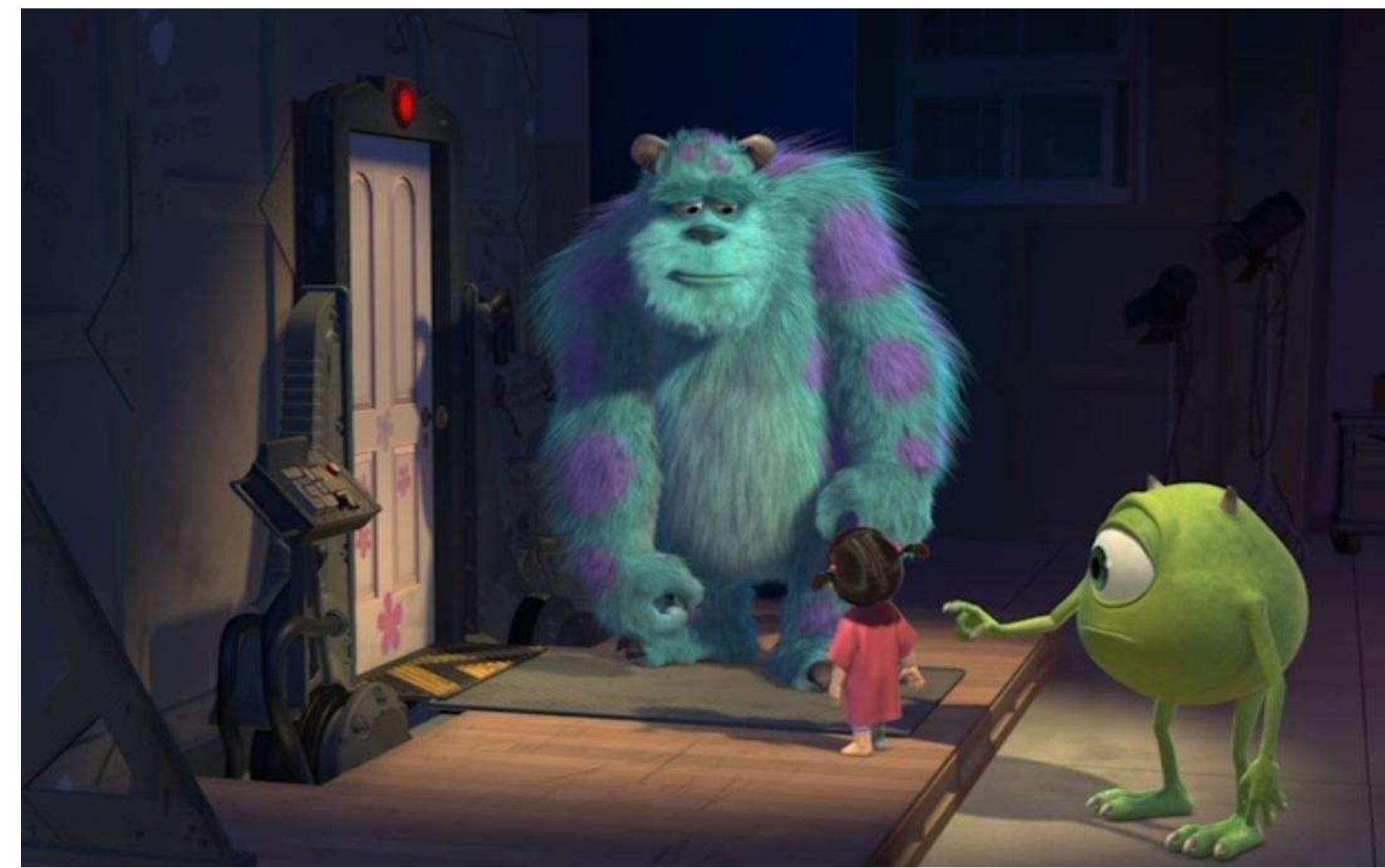 lovable child that Sulley names “Boo,” an onomatopoeic name signifying the child as the object 