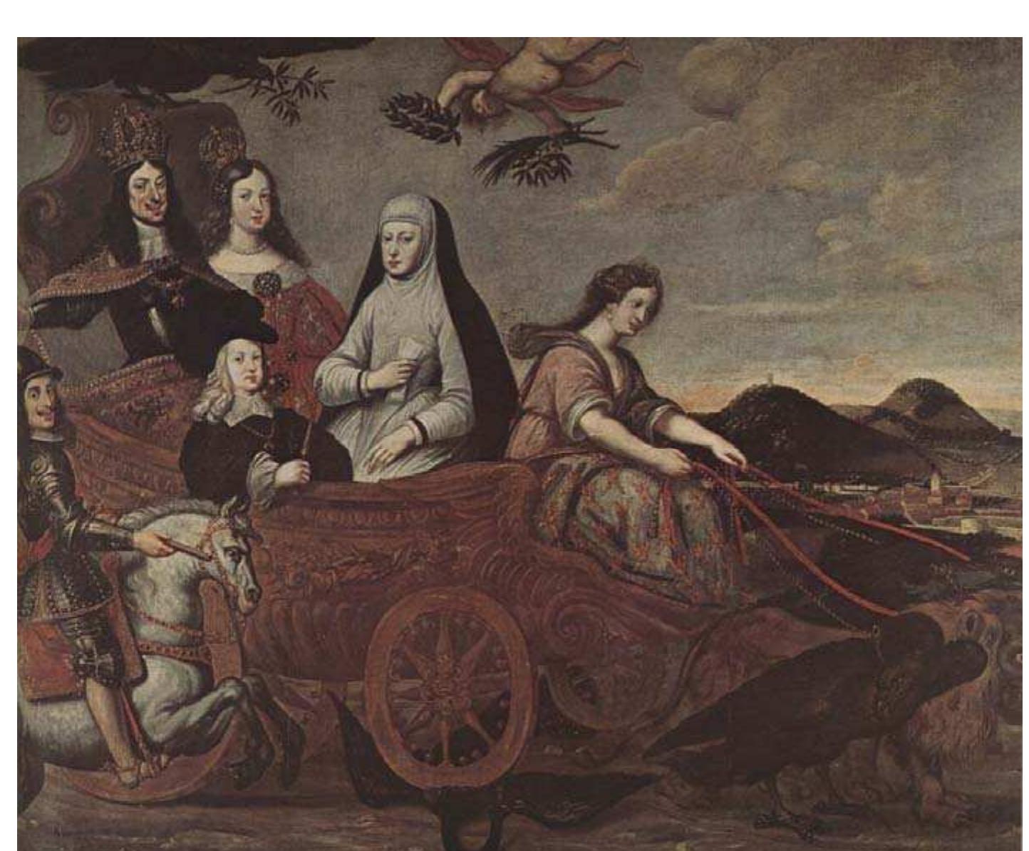 Figure 10. The triumph of the Empire, anonymous, 17" c. (coll. Musée du Temps, Palais Granvelle, Besancon). 