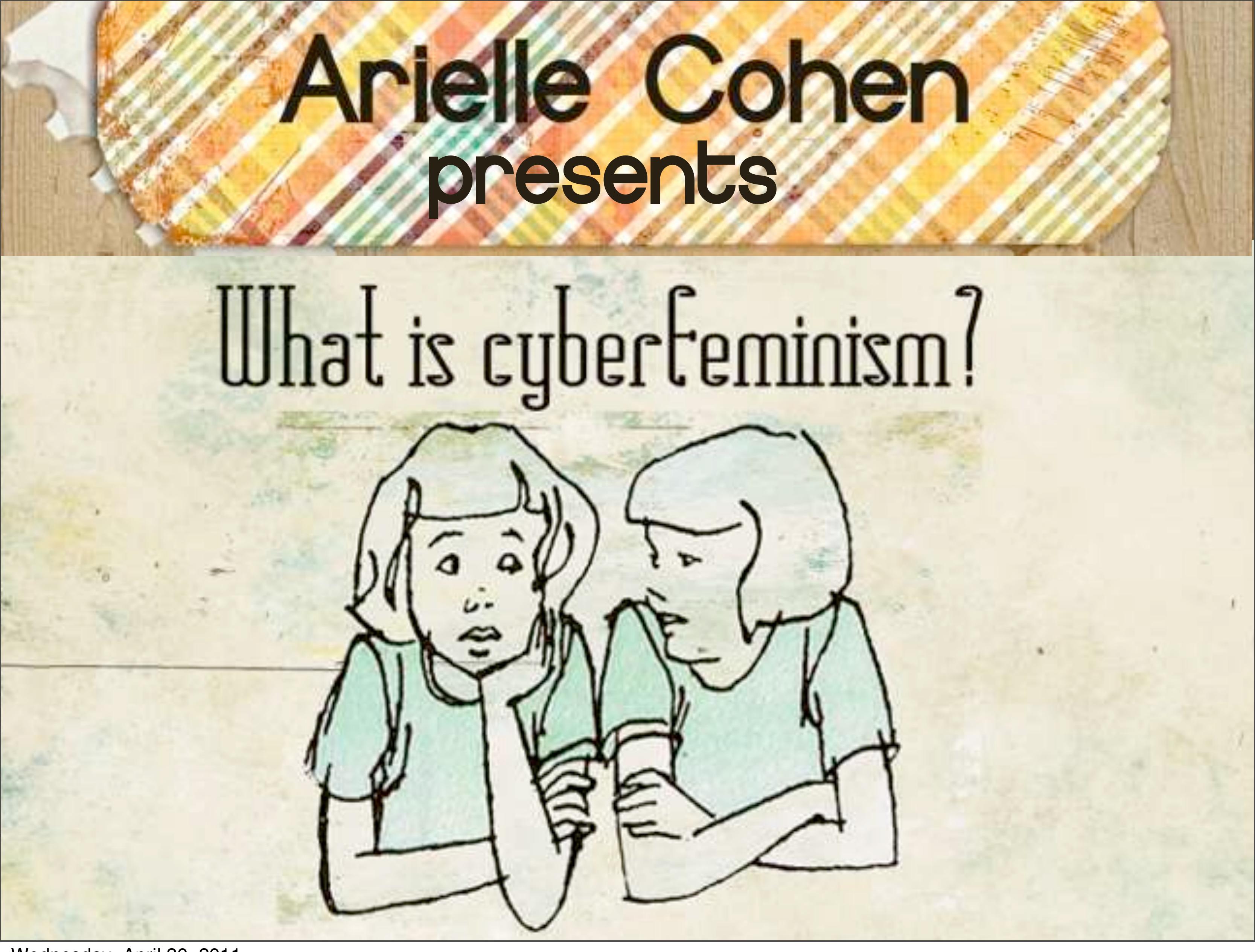 (PDF) What is Cyberfeminism?