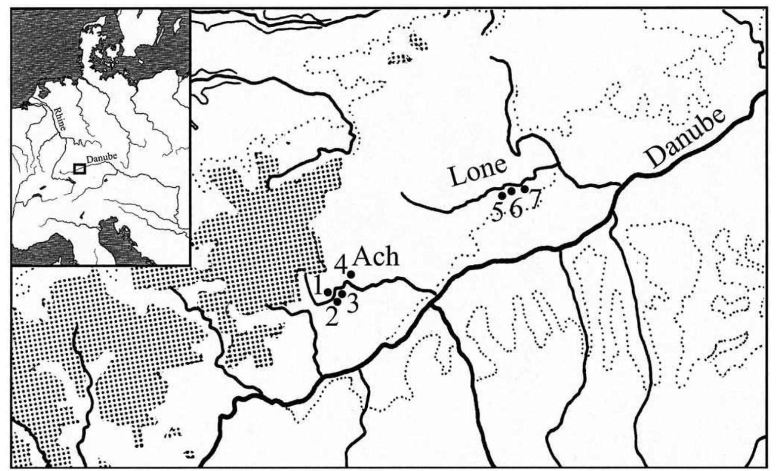 Figure 1 - from Radiocarbon dating the appearance of modern