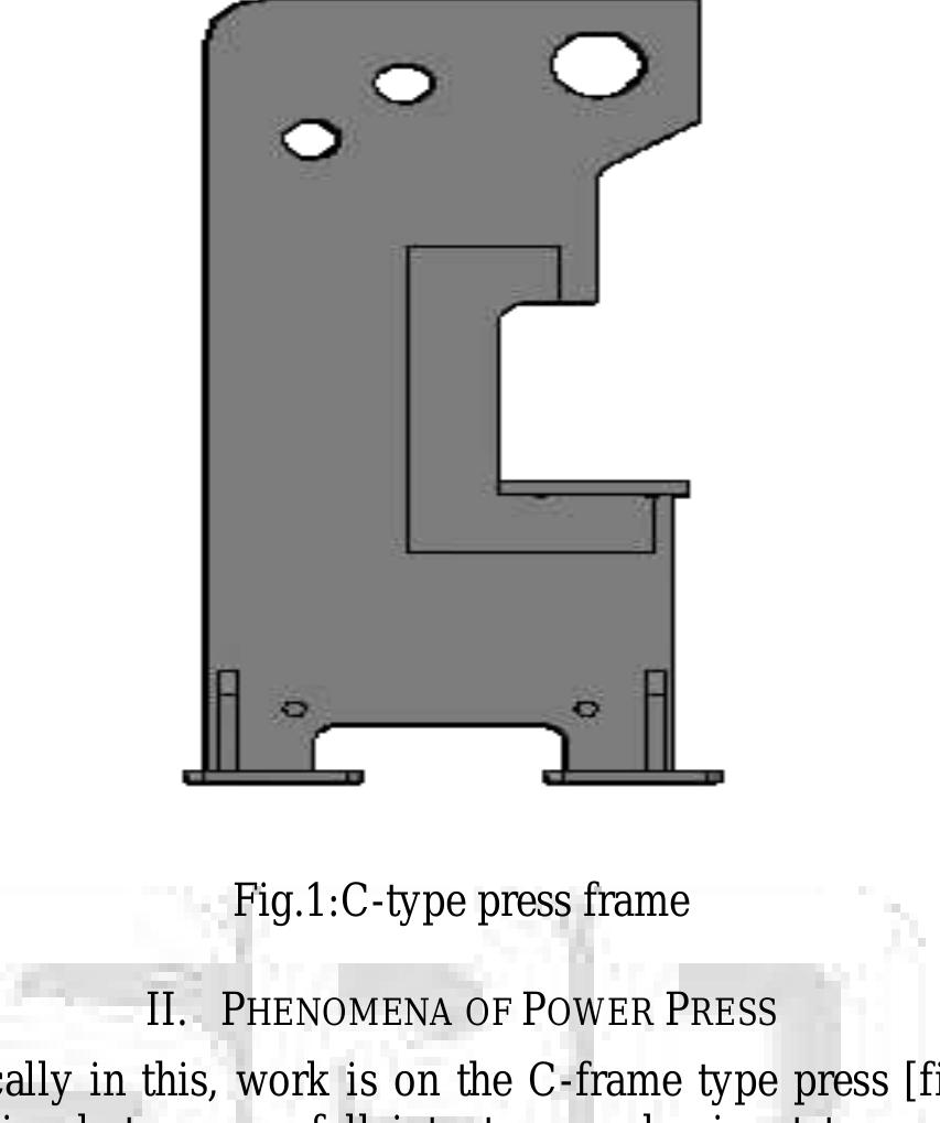 (PDF) A Review on Design & Analysis Of C-Frame of Pneumatic Power Press ...