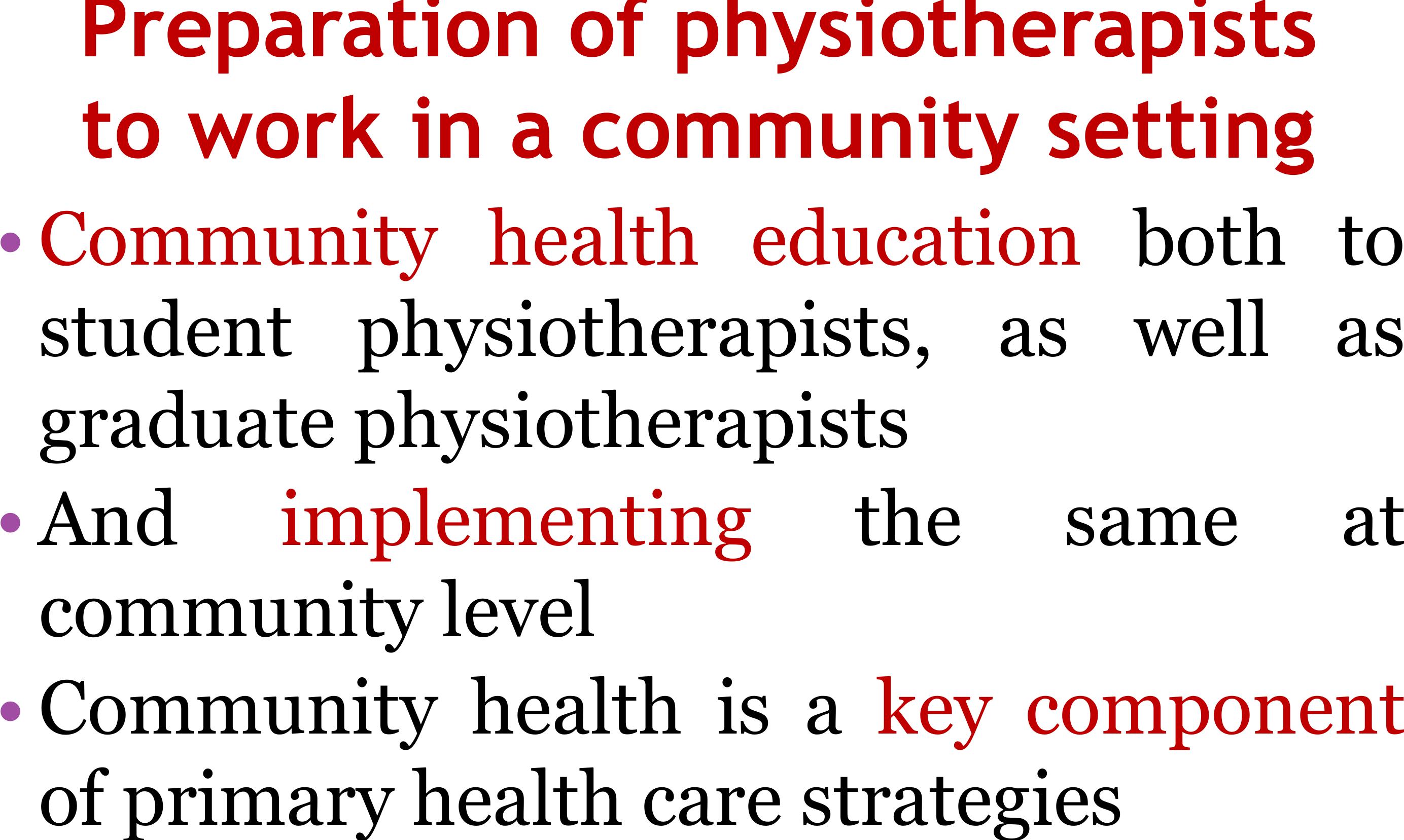Figure 41 - from Role of Physiotherapy in Primary Health