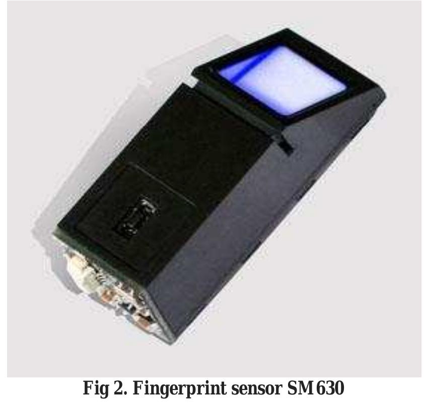 Figure 3 - from Fingerprint and GSM based Security System.