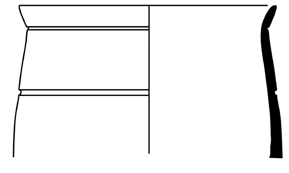 Figure 5. Archaic Grey Ware one-handled cup from Bothros 3/1979 in Istros (digitally redrawn after Alexandrescu 2005, cat. no. C7). 