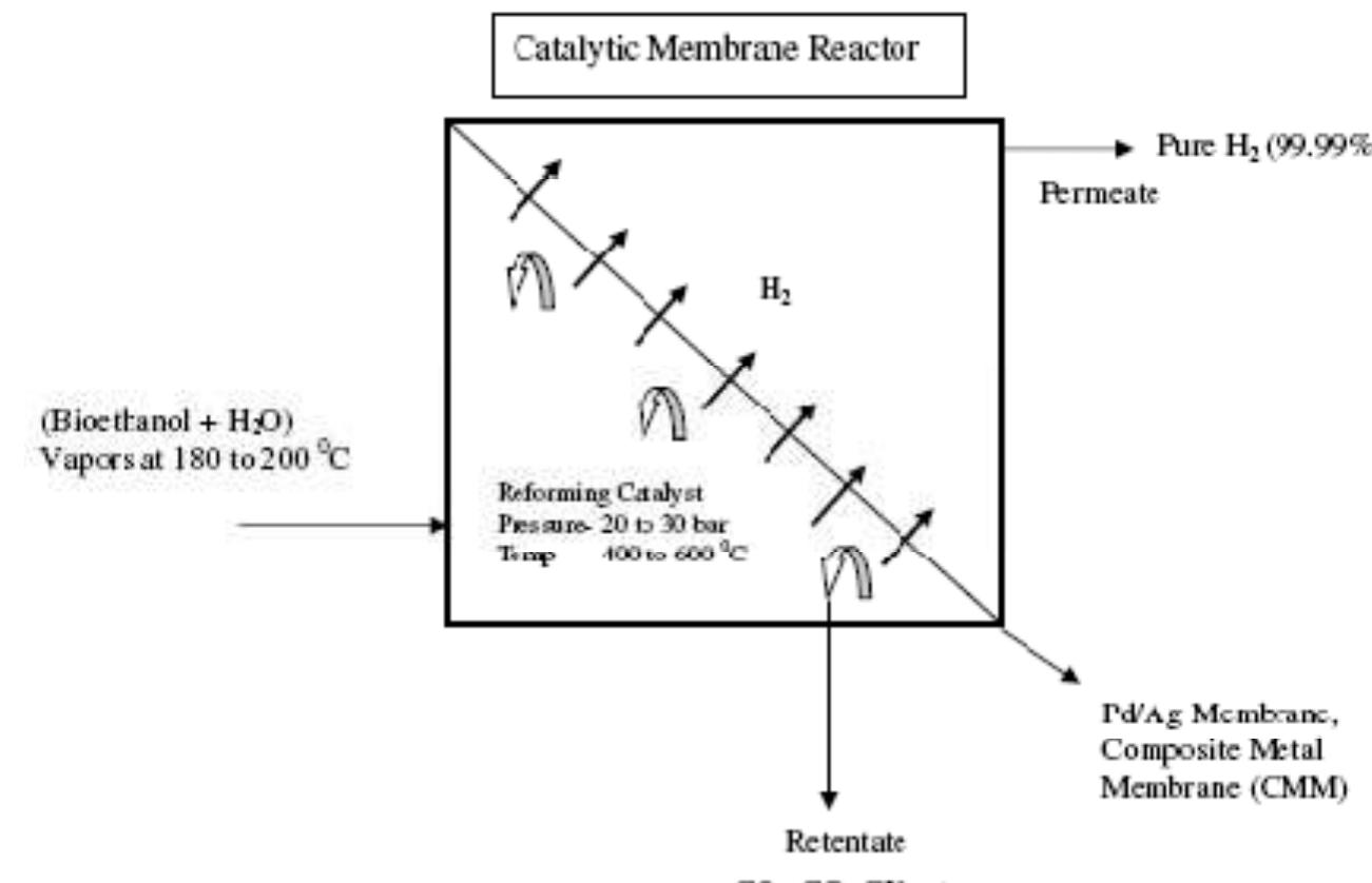 Ey wweey wow figure 2. catalytic membrane reactor concept: