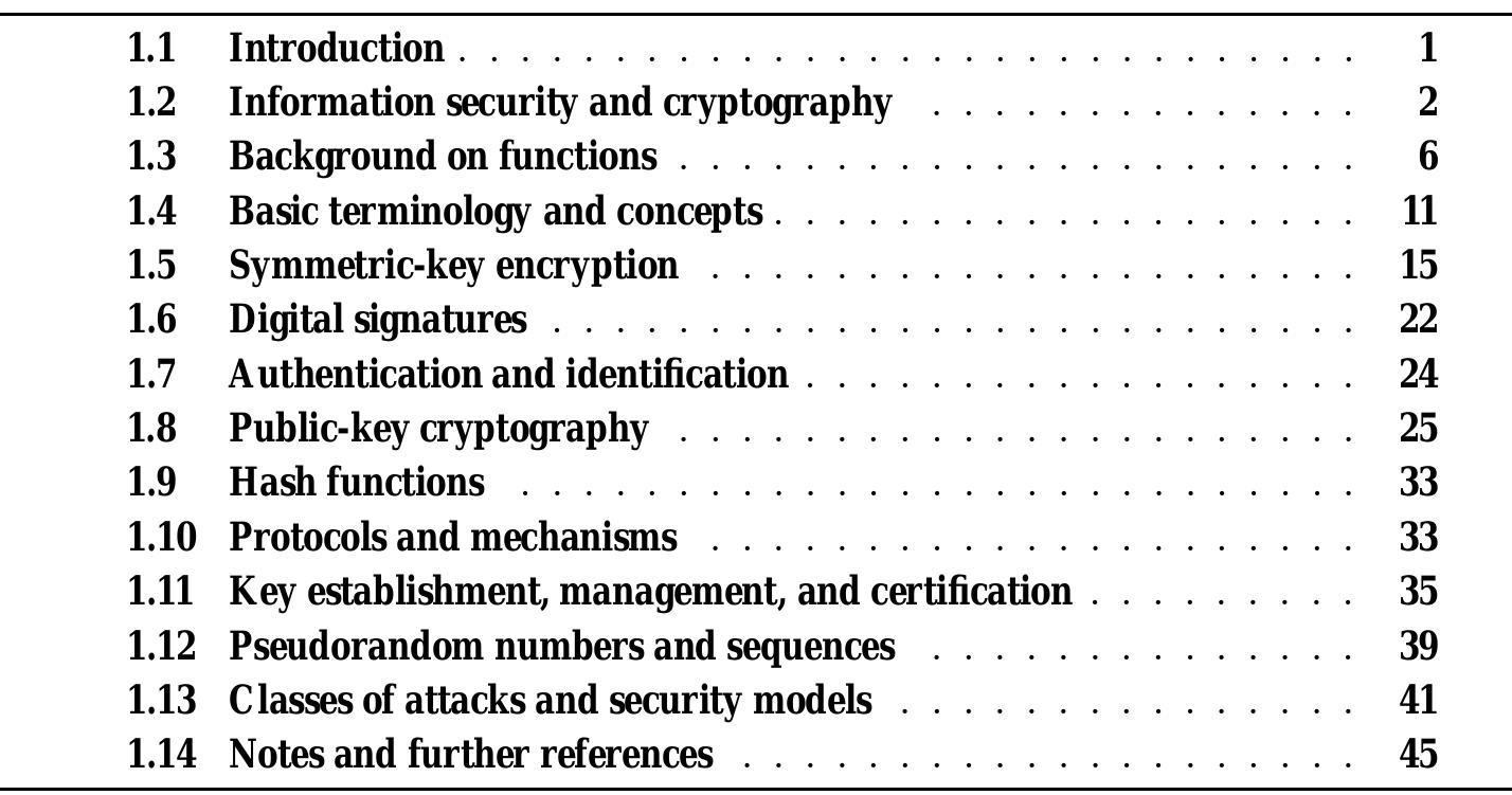 PDF) This is a Chapter from the Handbook of Applied Cryptography, by A  Overview of Cryptography
