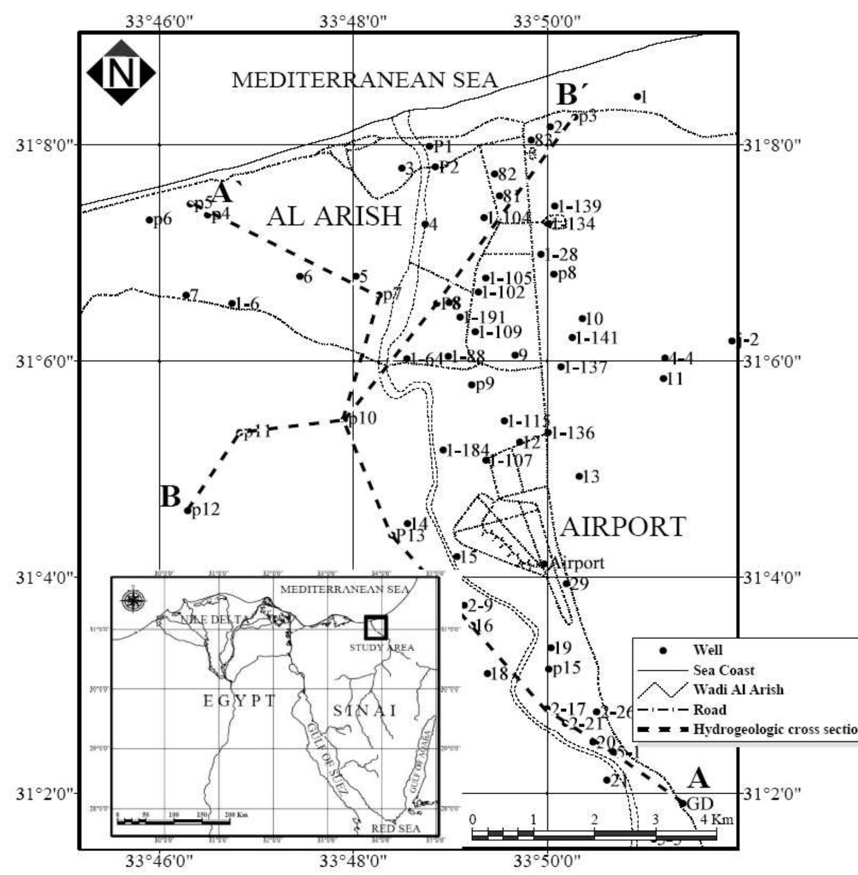 Location map of the study area.