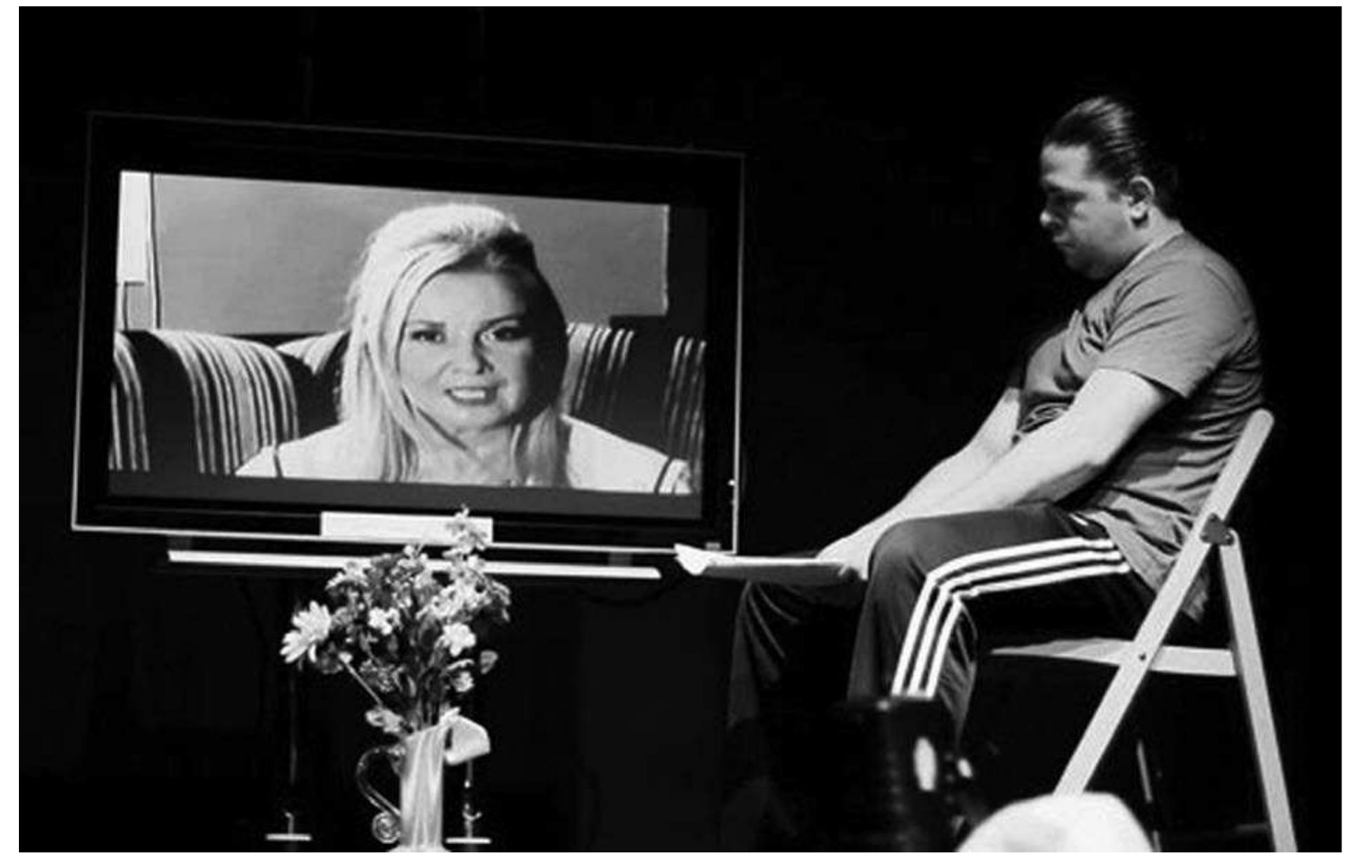 Mateusz Pakuta's Ksigze Nieztom, Wroclaw 2010. Photo Courtesy of Teatr Polski.  Twenty-four years since the first free elections, it is surely clear to everyone that the gap between Poland's satisfied citizens and the outraged ones is only going to grow. Obviously, inequality has always existed within society. But in the past, communist propaganda was able to easily cover it up with the use of messages sent through the tightly controlled and censored media. In the age of the Internet and free speech, being free of a single sanctioned mode of thinking, theatre is likewise searching for its place in society. Still-on account of past experience-its closest function is like that of the ancient agora, where many people could gather to collectively find solutions to matters affecting them. When a prophet takes the podium to voice his answer to a given problem, directly behind him is a group of opponents who try to drown him out with their shouts of criticism. It is rare for one overriding voice to rule the agora. And rarer still is finding a speaker with a positive course of action or a great new idea. But is it not one of humankind's greatest challenges to assemble in a group and take political   Just such a goal 1s laid out for the spectators in the play On Goodness by the duo Pawet Demirski (playwright) and Monika Strzepka (director). Their drama, presented at Teatr Dramatyczny in Walbrzych, is an attempt to find a positive course of action with the aid of left-wing criticism of the capitalist system. The story is set in 2016, at a group therapy session hosted by the local Municipal Social Welfare Centre. Its aim is to find a new language to express desire, ask for something, and demand something. The group consists of individuals hurt in the banking crisis, a theatre director (an ironic self-portrait of Monika Strzepka), a resurrected Amy Winehouse, and the investigative reporter duo of Bob Woodward and Carl Bemstein. The workshop for learning to ask for something, to identify goals, and to find a new language does not end with a single solution that unites everyone involved. The fractured ideological material has been torn apart and all that remains are pitiful shreds. All we can do is to labor in hopes of putting them back together and finding a language: a radical language of accord. The play ends with a scene of the group singing "You'll Never Walk Alone" around a bonfire outside of the theatre building. Holding pieces of paper in their hands, the  