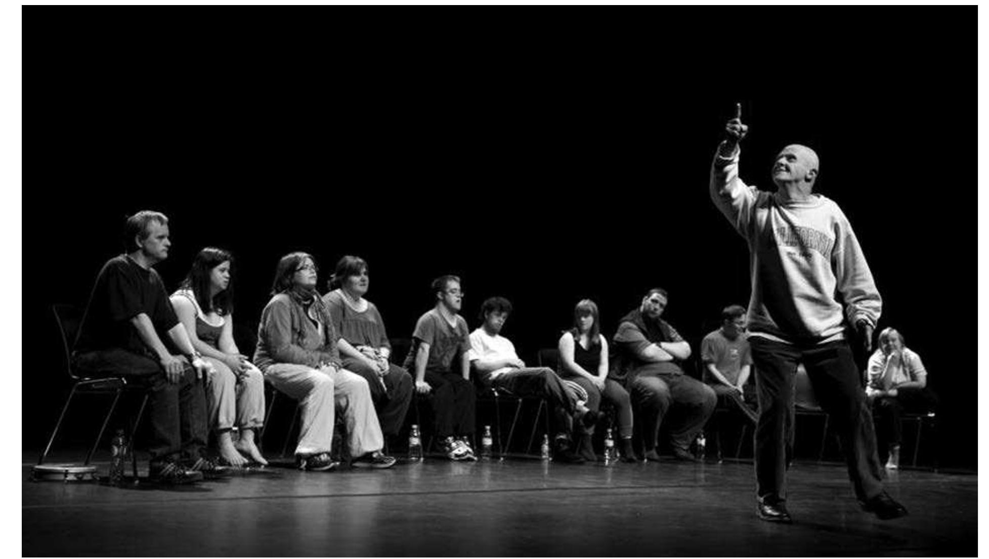 Jérome Bel's Disabled Theater. Photo: Bert van Hoogenbemt 
