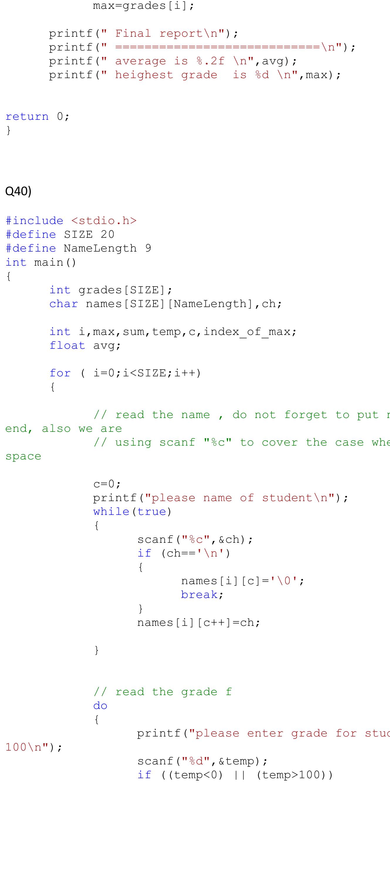 (PDF) Practice Questions for C Programming