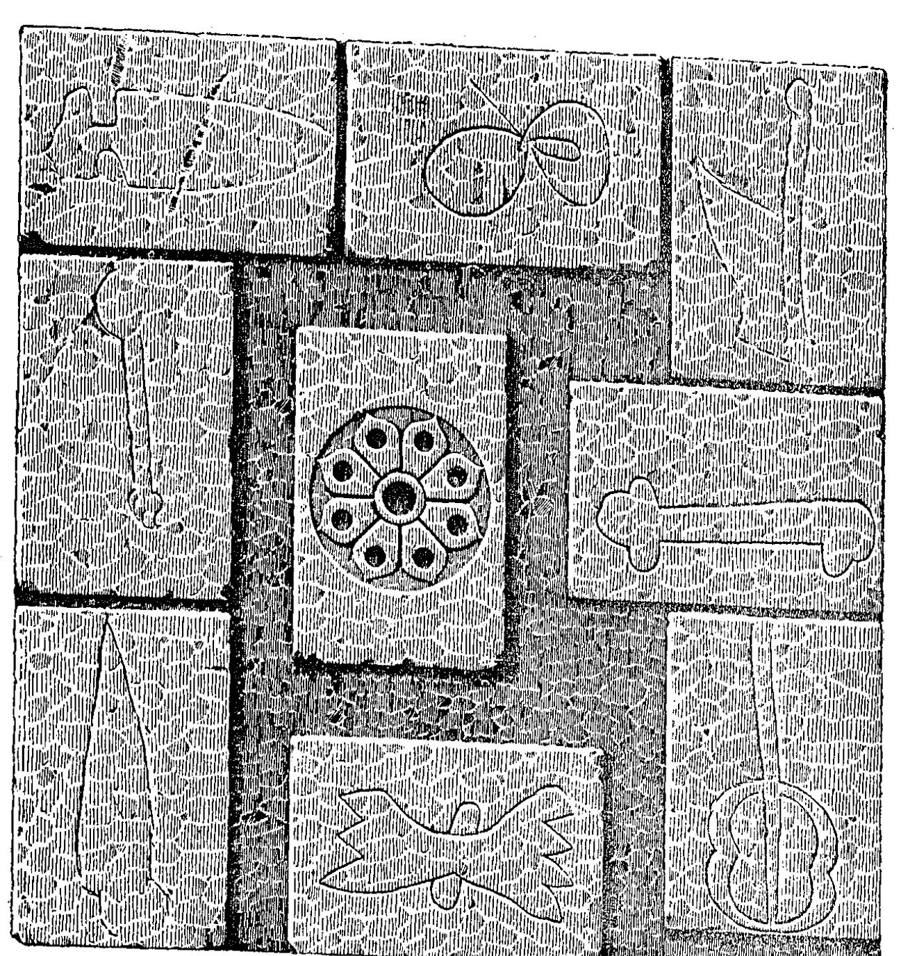 lillie LT Sit Fig. I Incised foundation bricks, Sagrahawa ( (Nepal), Structure & “madinec..t9.0 