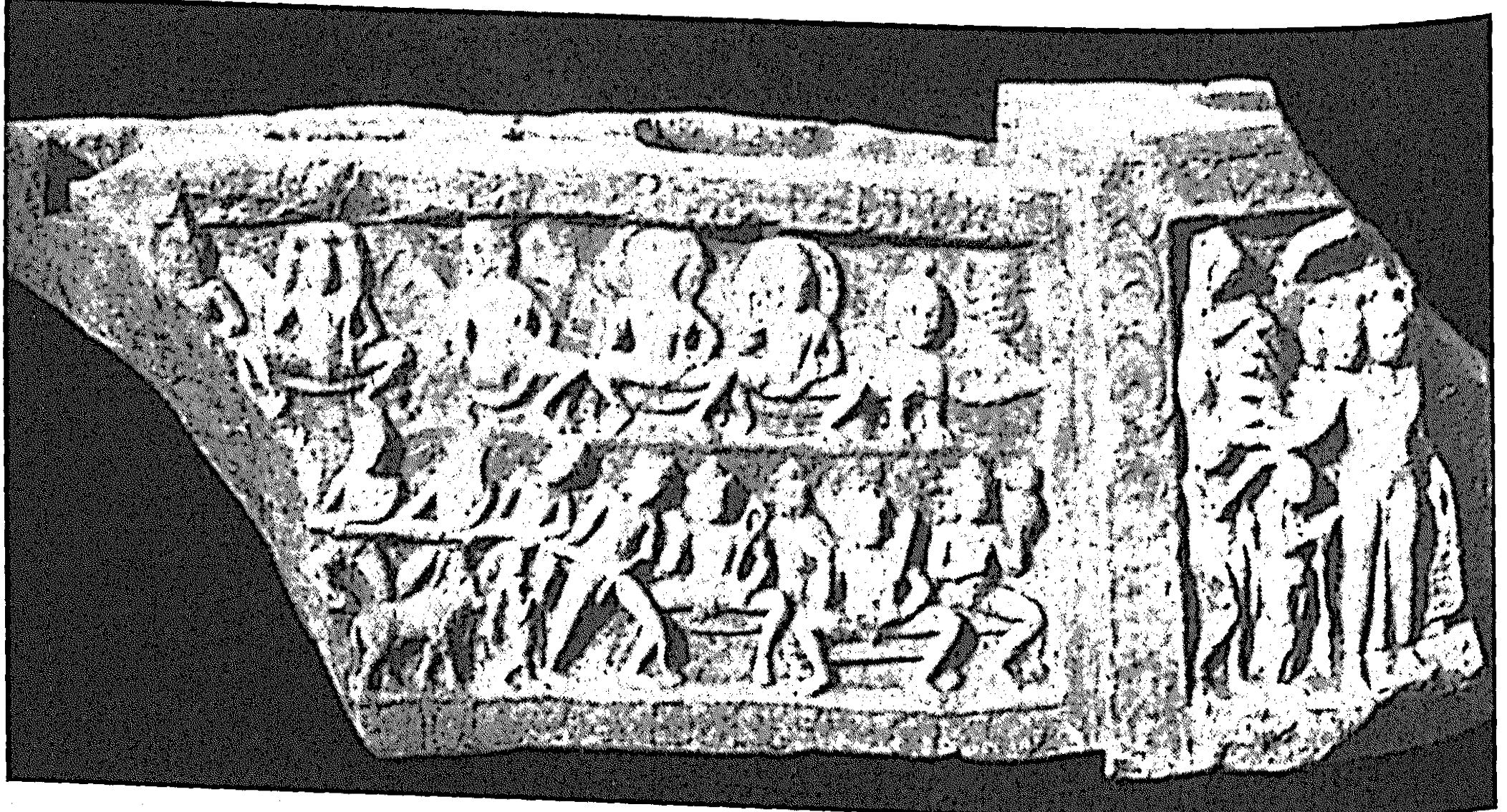 rig. 2 Churning of the Ocean (lower tier), Pawaya/M.P., Gwalior, c. 400-410 an 