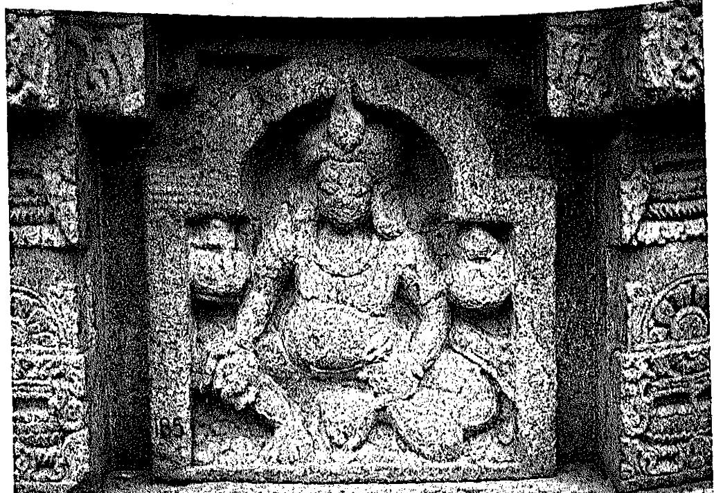 Fig. 33 Kubera, Nalanda, Stone Temple 2, Panel 200, 7th een" 