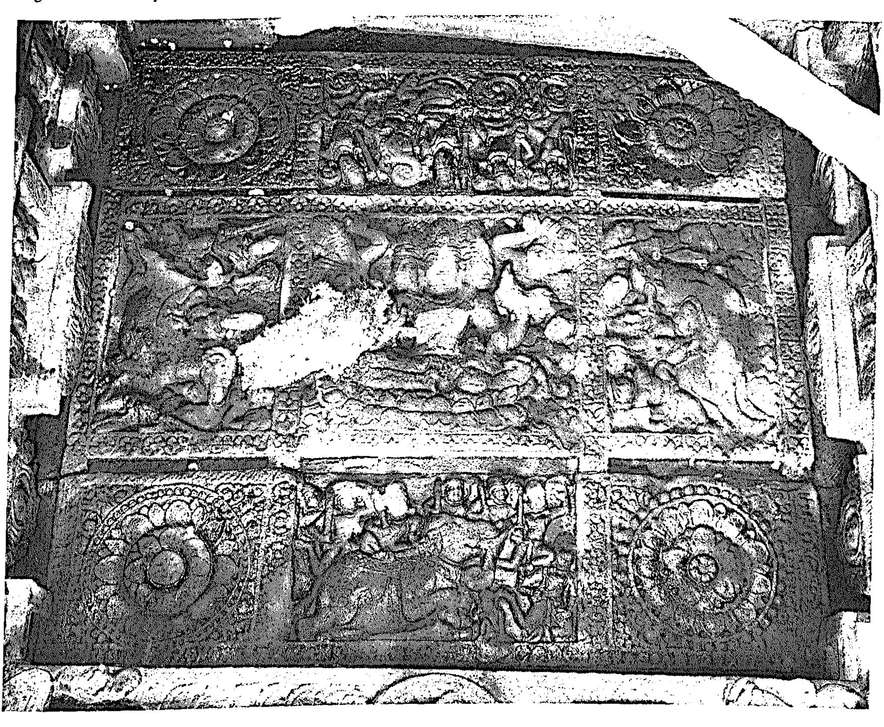Fig. 48 Four lokapalas, Mahakita, Mallikarjuna Temple, ceiling, late 7th century’ 
