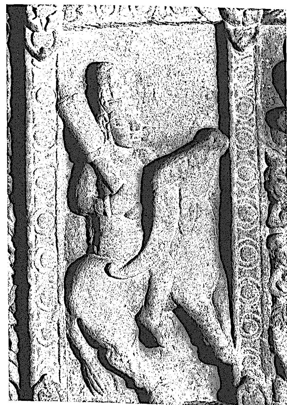 Fig. 57 Yama, Pattadakal, Papanatha Temple, ceiling, c. 735-750 A.D.* 