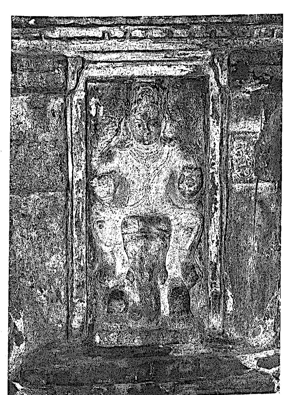 Fig. 64 Indra, Alampur, Bala Brahma Temple, east wall, c. 650-670 A.D. 