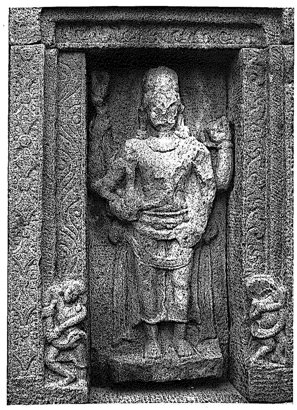 Fig. 78 Igana, Alampur, Svarga Brahma Temple, nor , ° , nort c. 680-700 A.D. ple, north wall, 