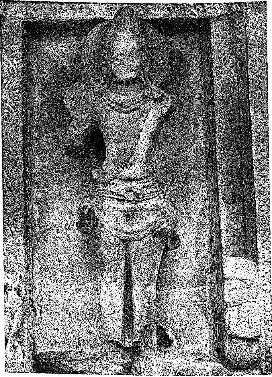 Fig. 82 Candra/Soma, Alampur, Vi§va Brahma Temple, north wall, late 7th century 