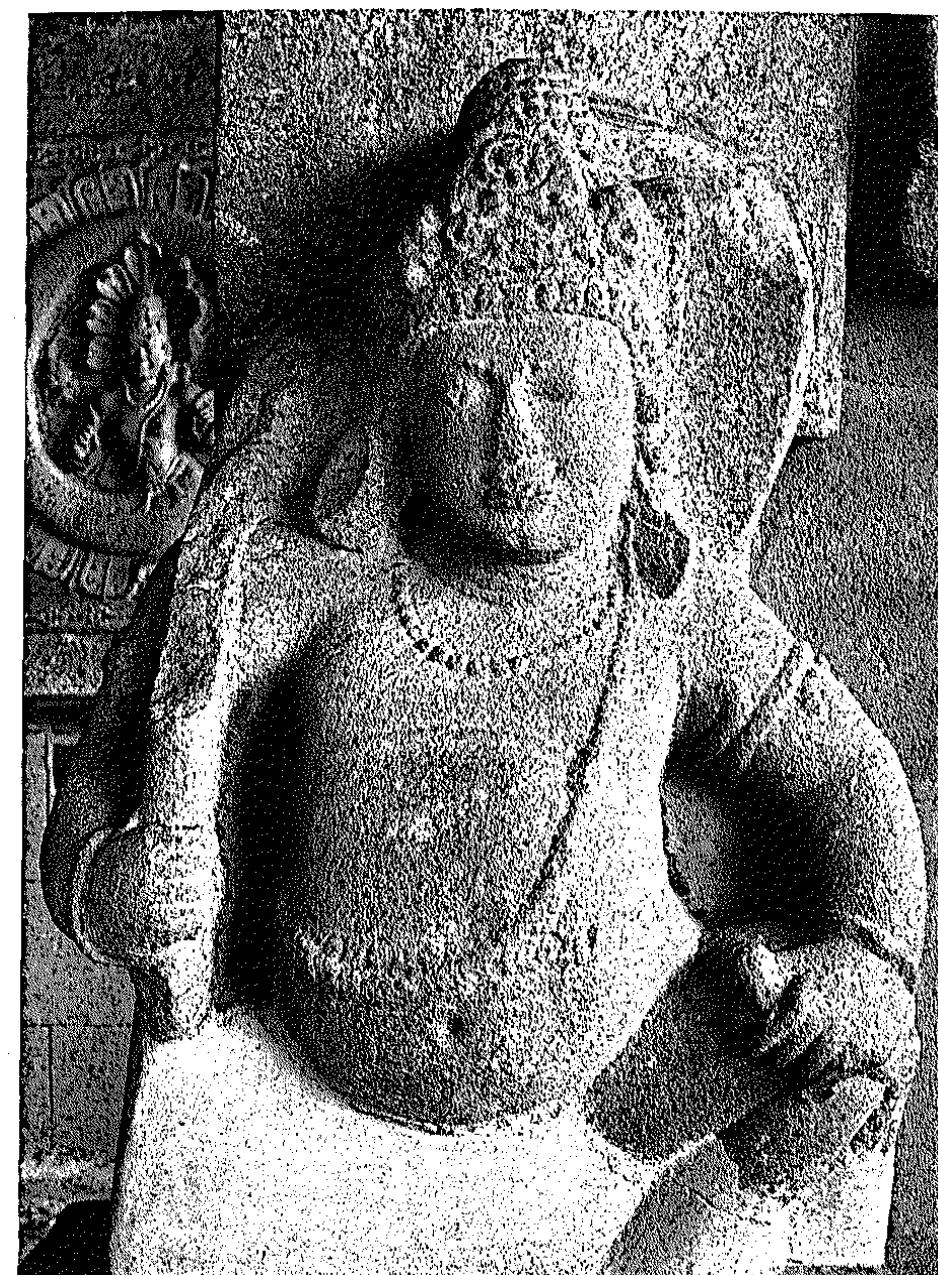 Fig. 86: Kubera, formerly Kudaveli (?), Alampur Museum, late 7th century* 