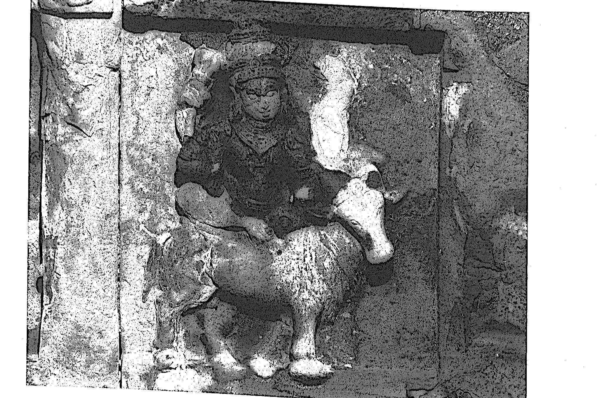 Ig. 155 Isana, Aihole, Kunti Group, North-east Temple. celine « a... 