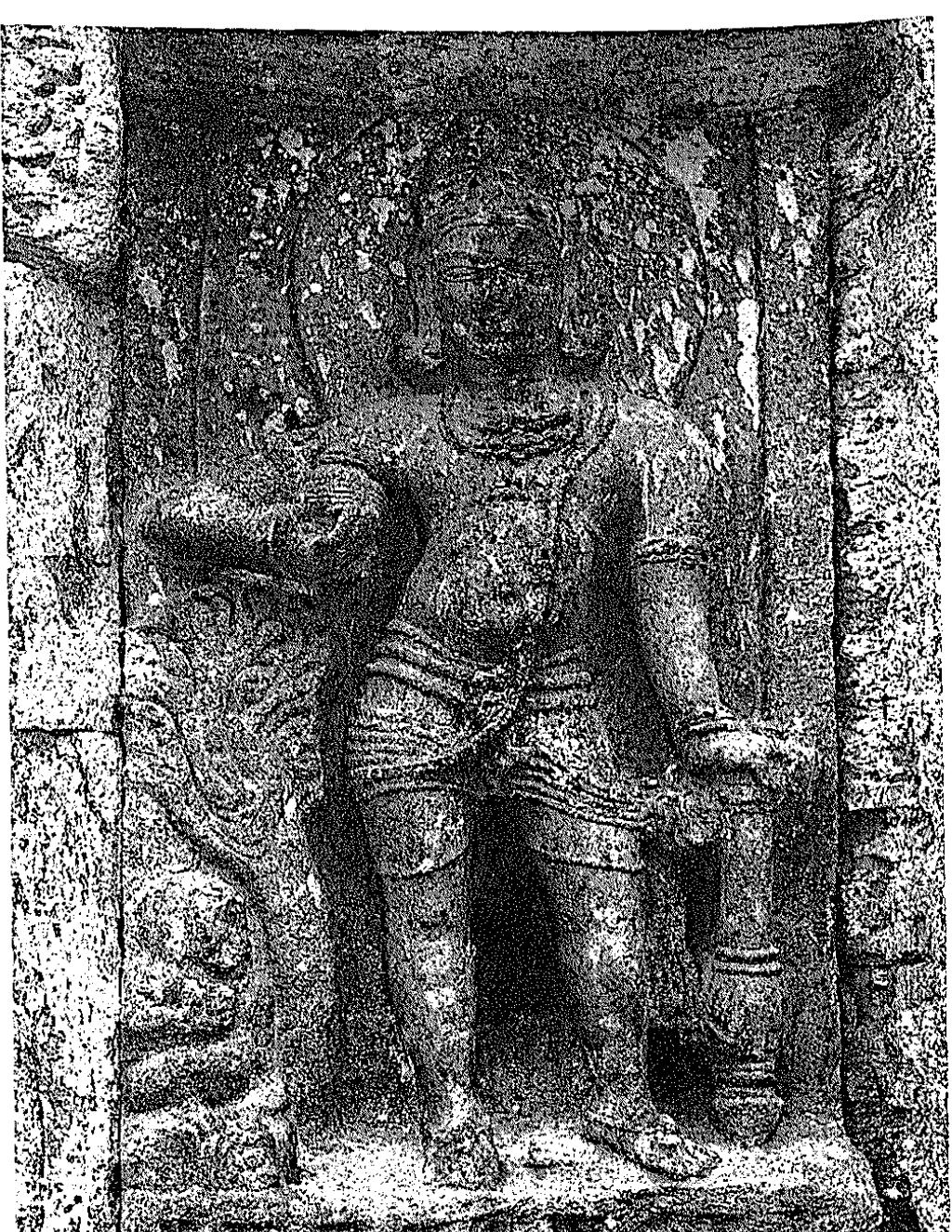 Fig. 247 Kubera, Gallavalli, Kamegvara Temple, north(-west), c. 10th century, Ist half* 