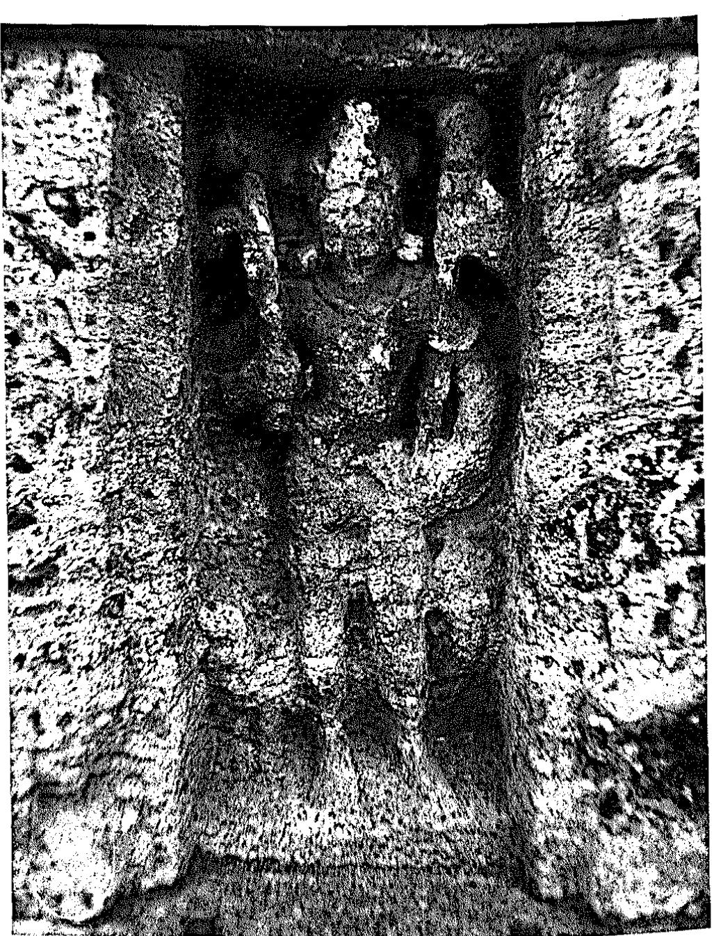 Fig. 254 Vayu, Ganeéwarpur, Paficapindava Temple, subshrine, (north-)west, c. 970 A.D.* 