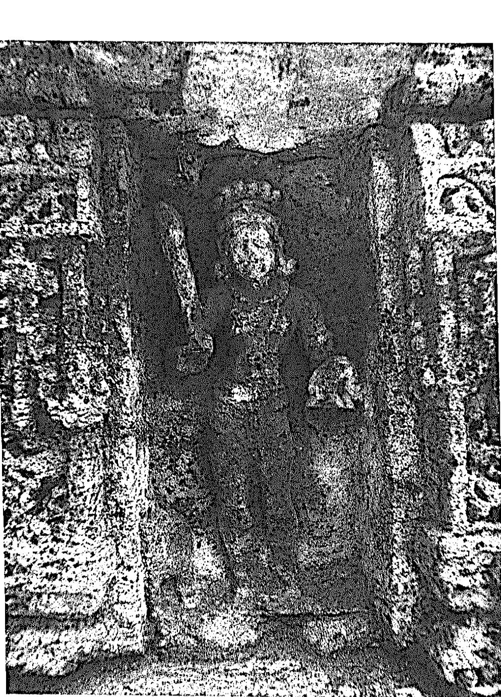 Fig. 261 Nairrta, GaneSwarpur, Paficapindava Temple, subshrine, (south-)west, c. 970 A.D.* 