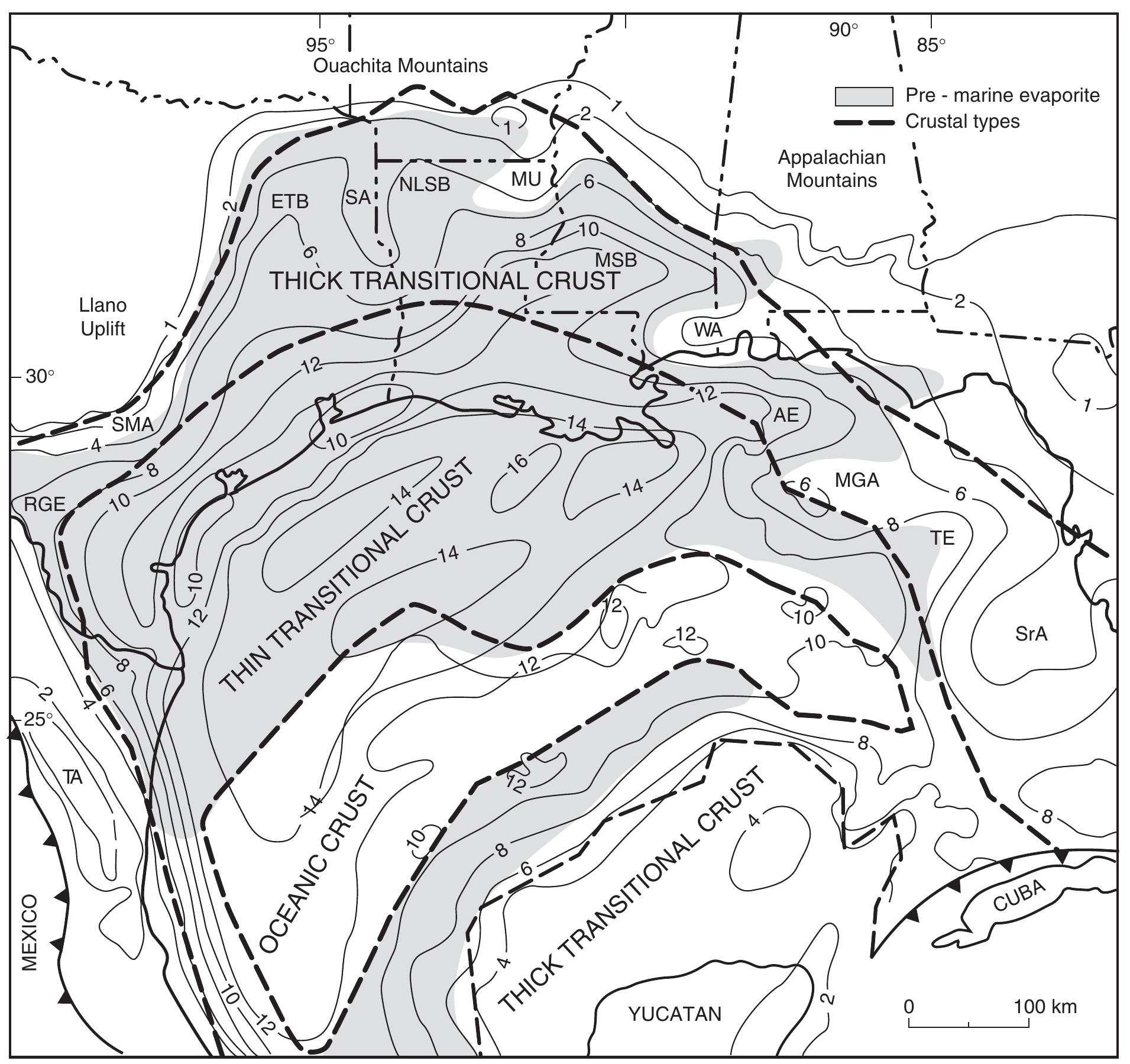 Figure 2 - from Depositional Evolution of the Gulf of Mexico