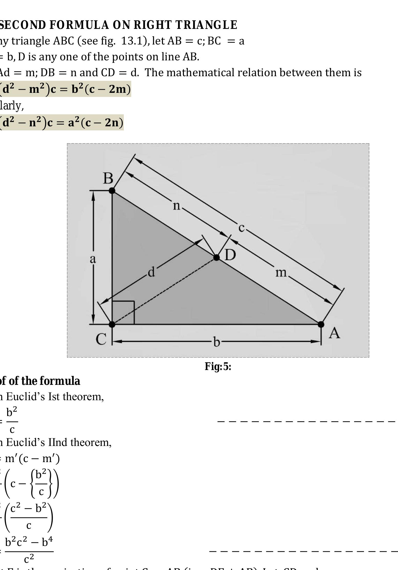 Shortcut Example Geometry (PDF) SOME USEFUL SHORTCUT FORMULAE IN GEOMETRY